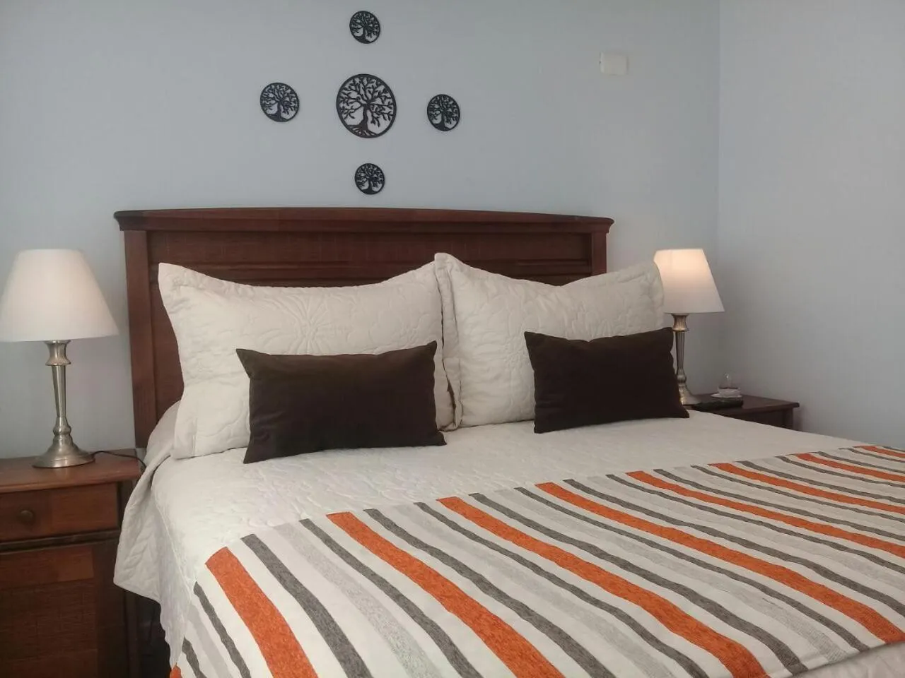 Bed in Hotel Puerta del Lago