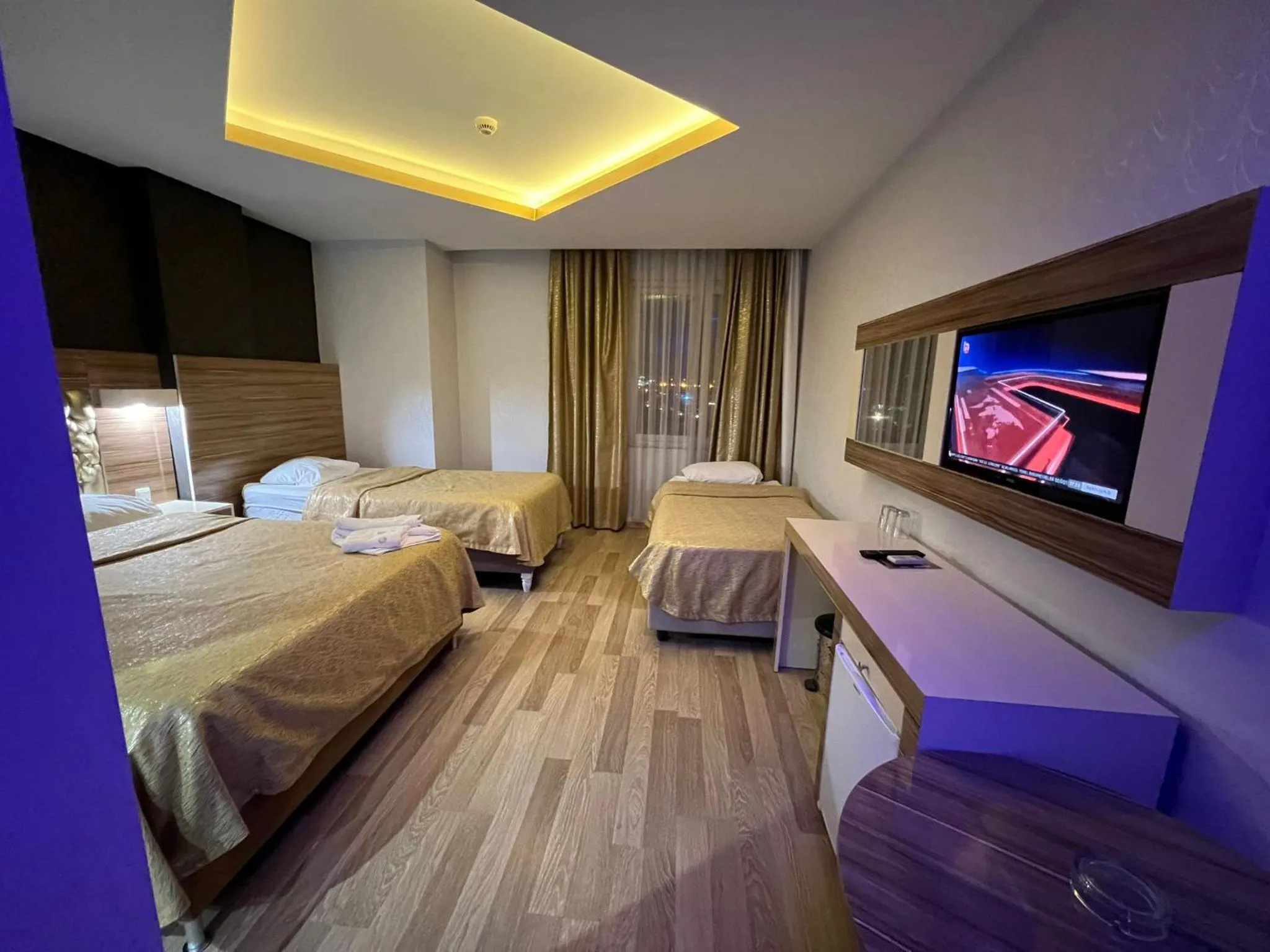 Bed in Grand Ezel Hotel