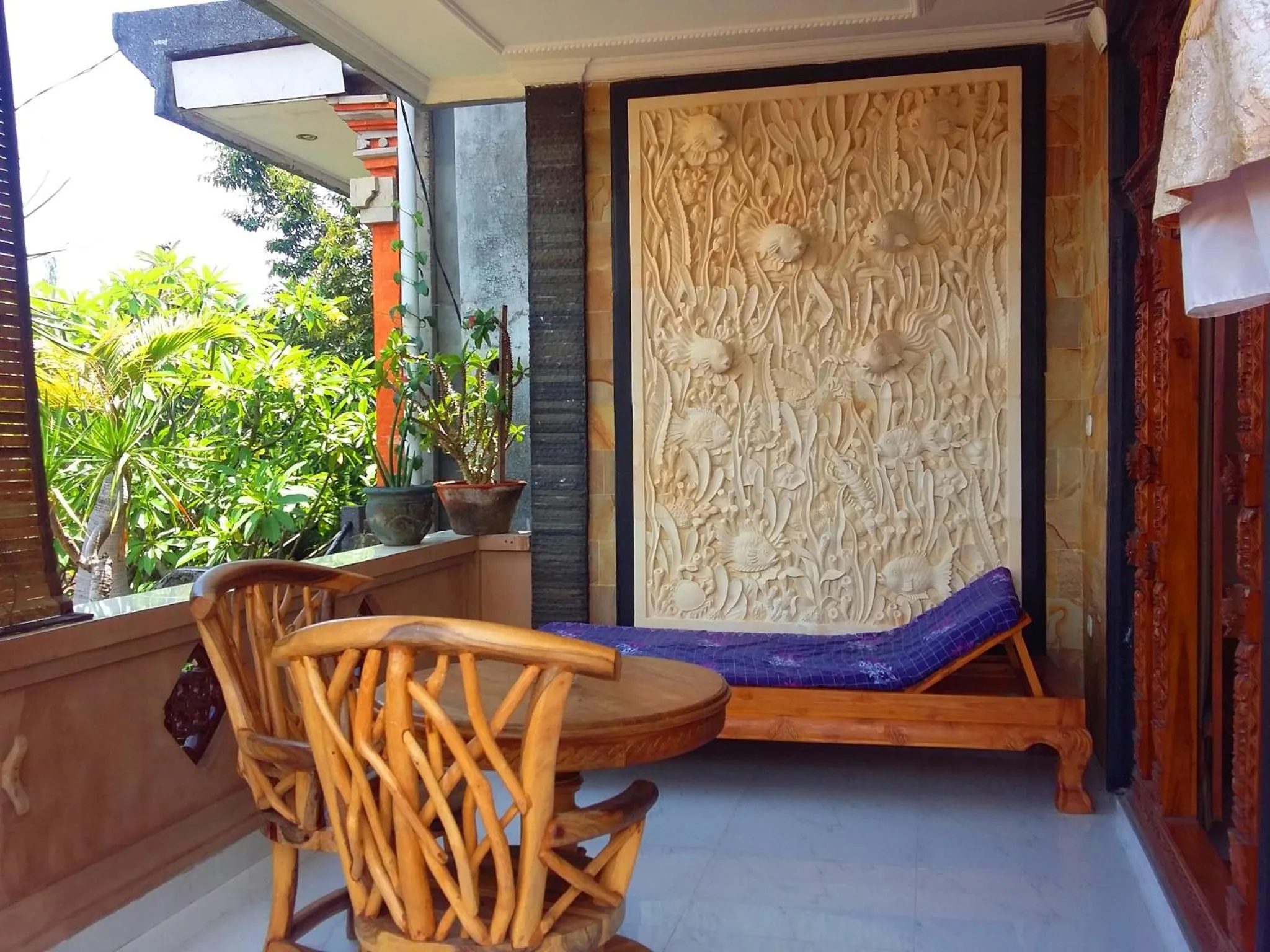 Balcony/Terrace in Puri Asri Bungalow Ubud