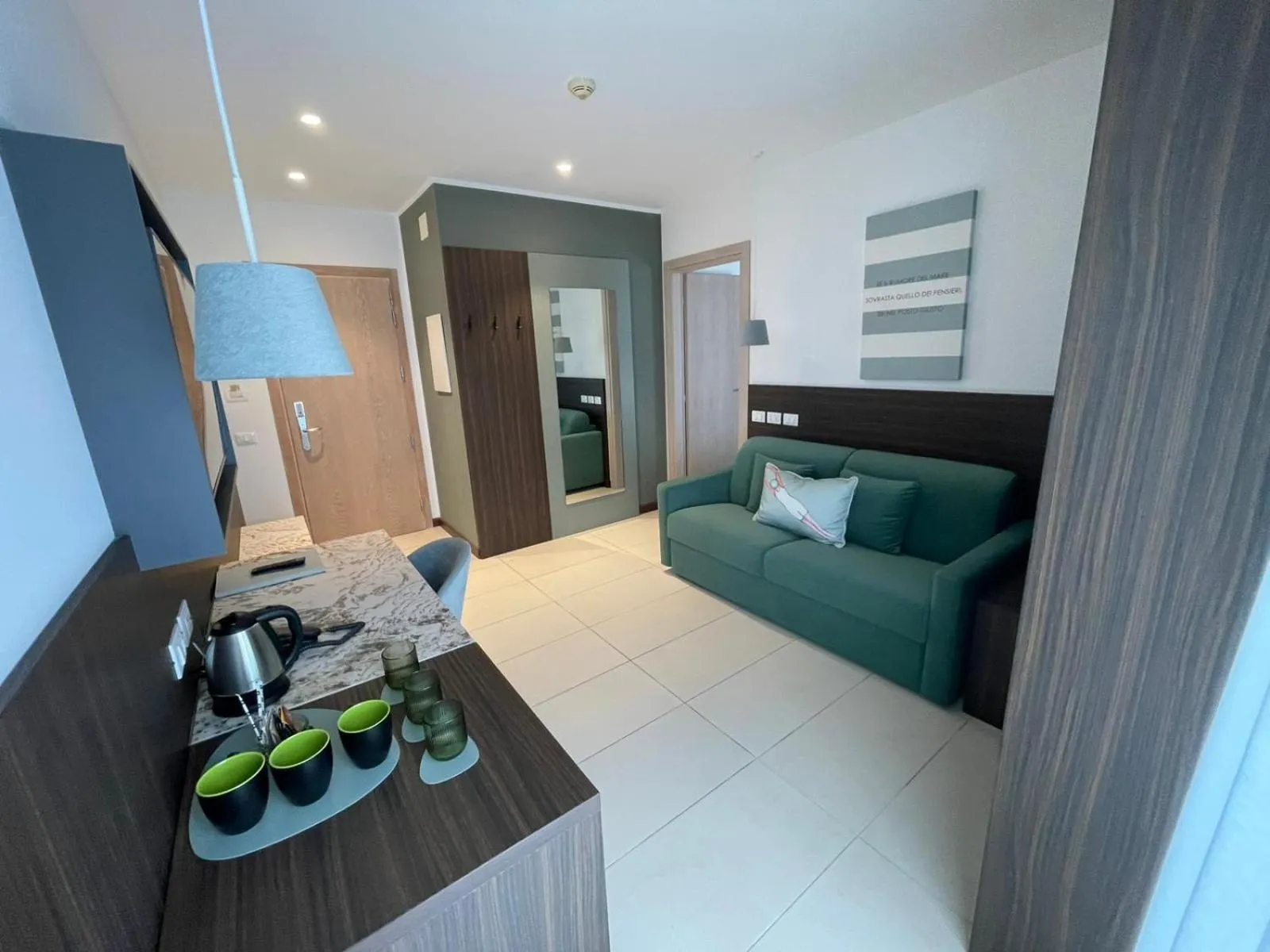 Seating area in Hotel Europa Lignano