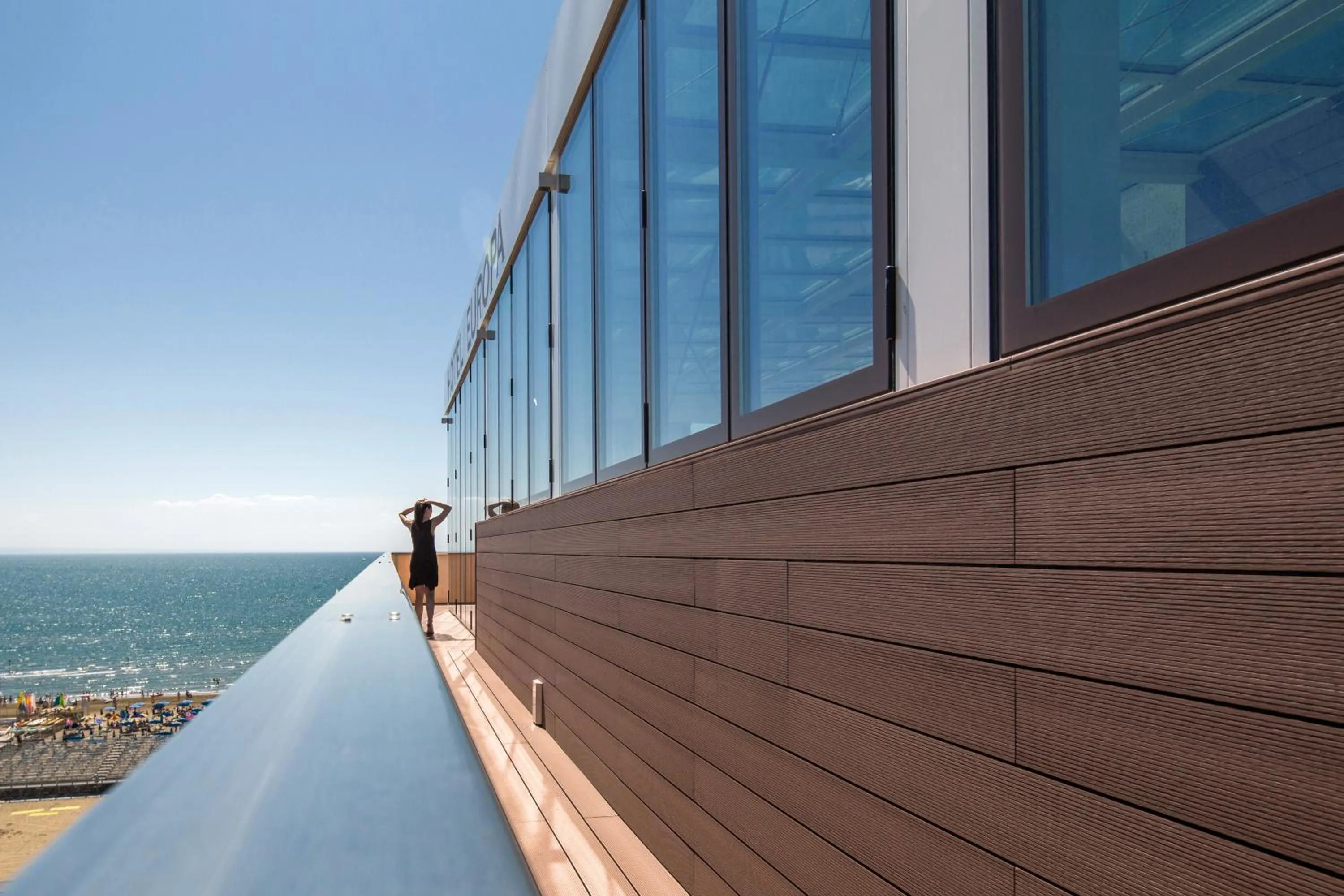 Balcony/Terrace in Hotel Europa Lignano