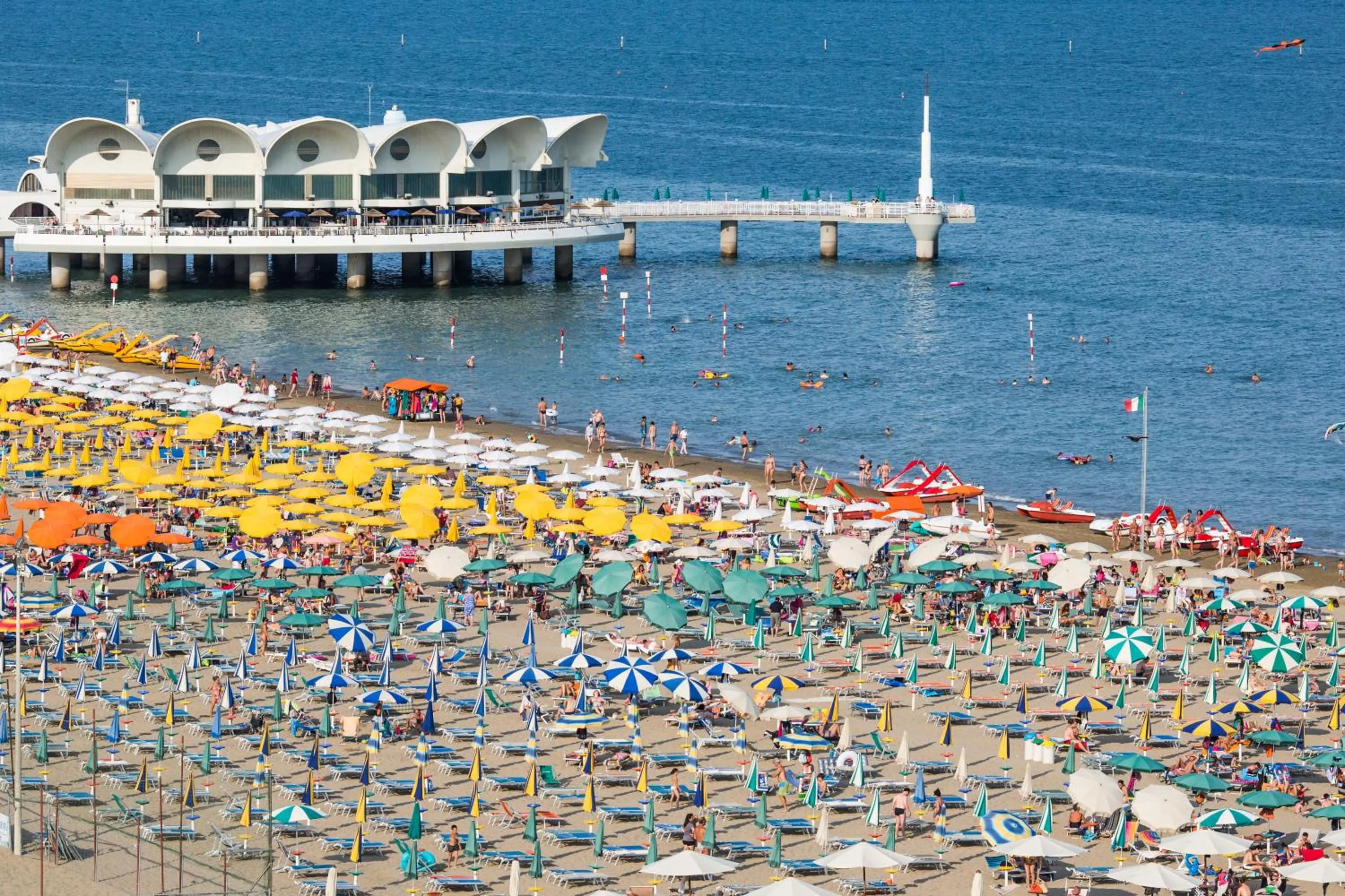 Beach in Hotel Europa Lignano