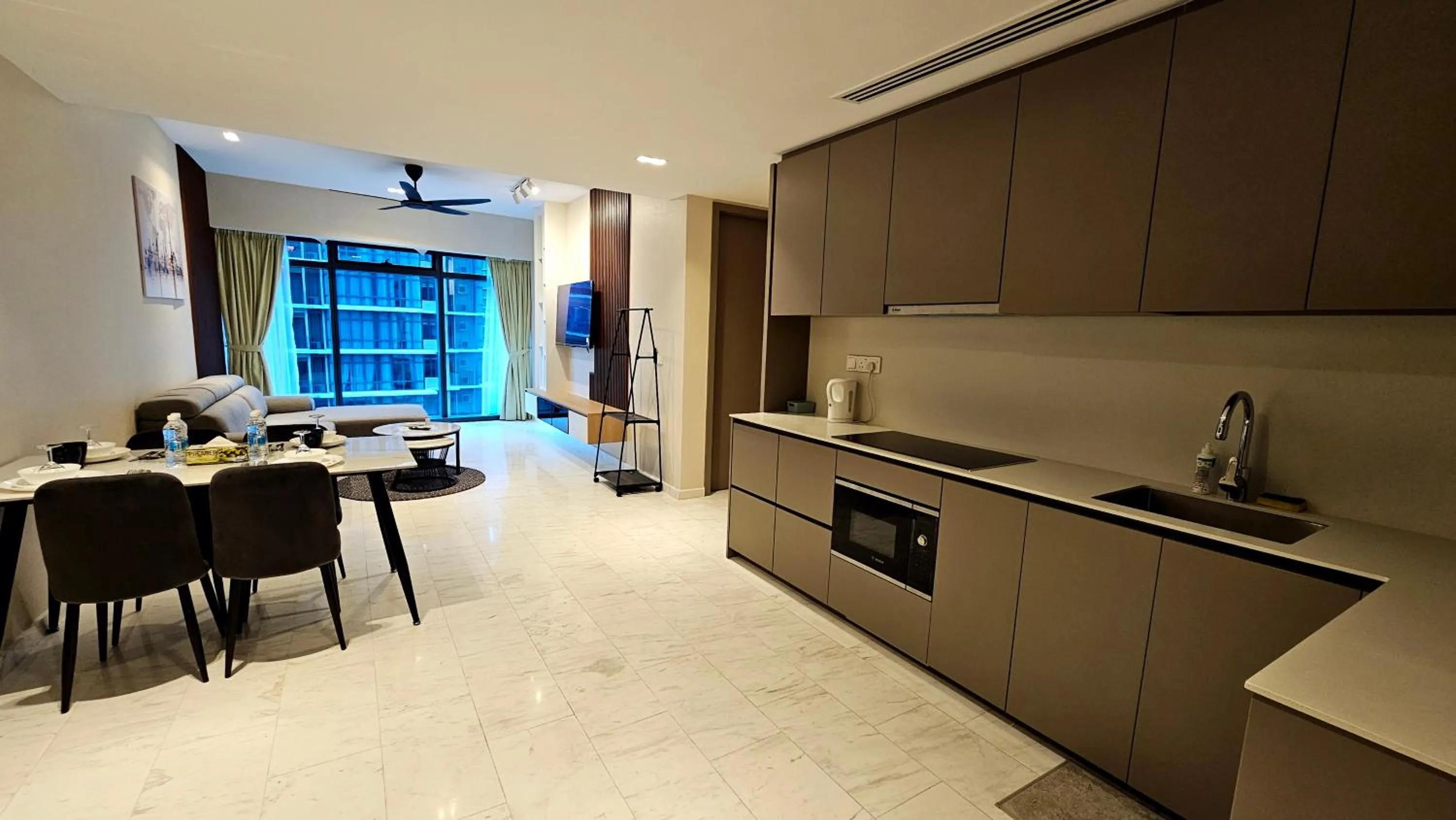 Living room in Crystal Service Suite At Eaton KLCC