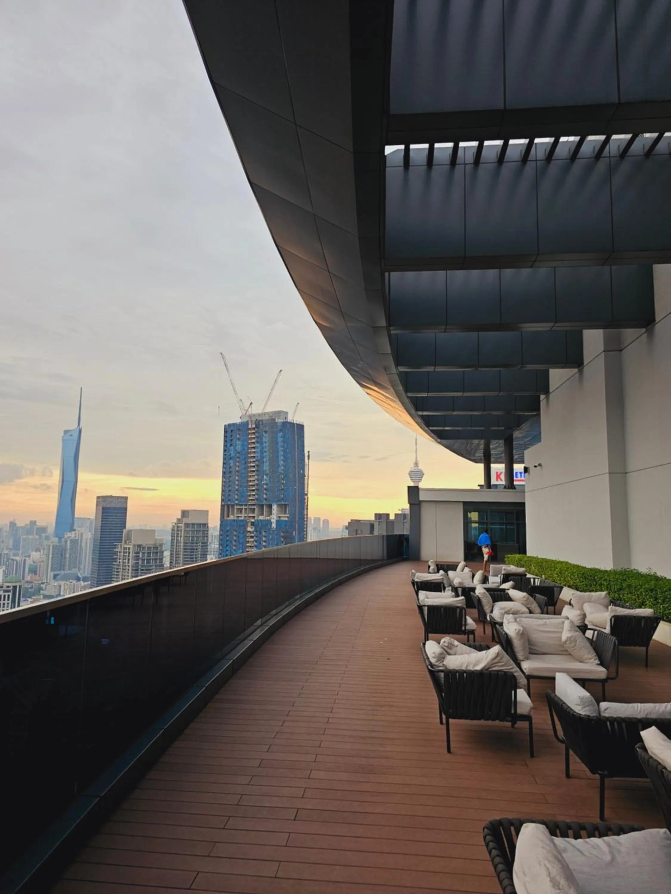 Seating area in Crystal Service Suite At Eaton KLCC