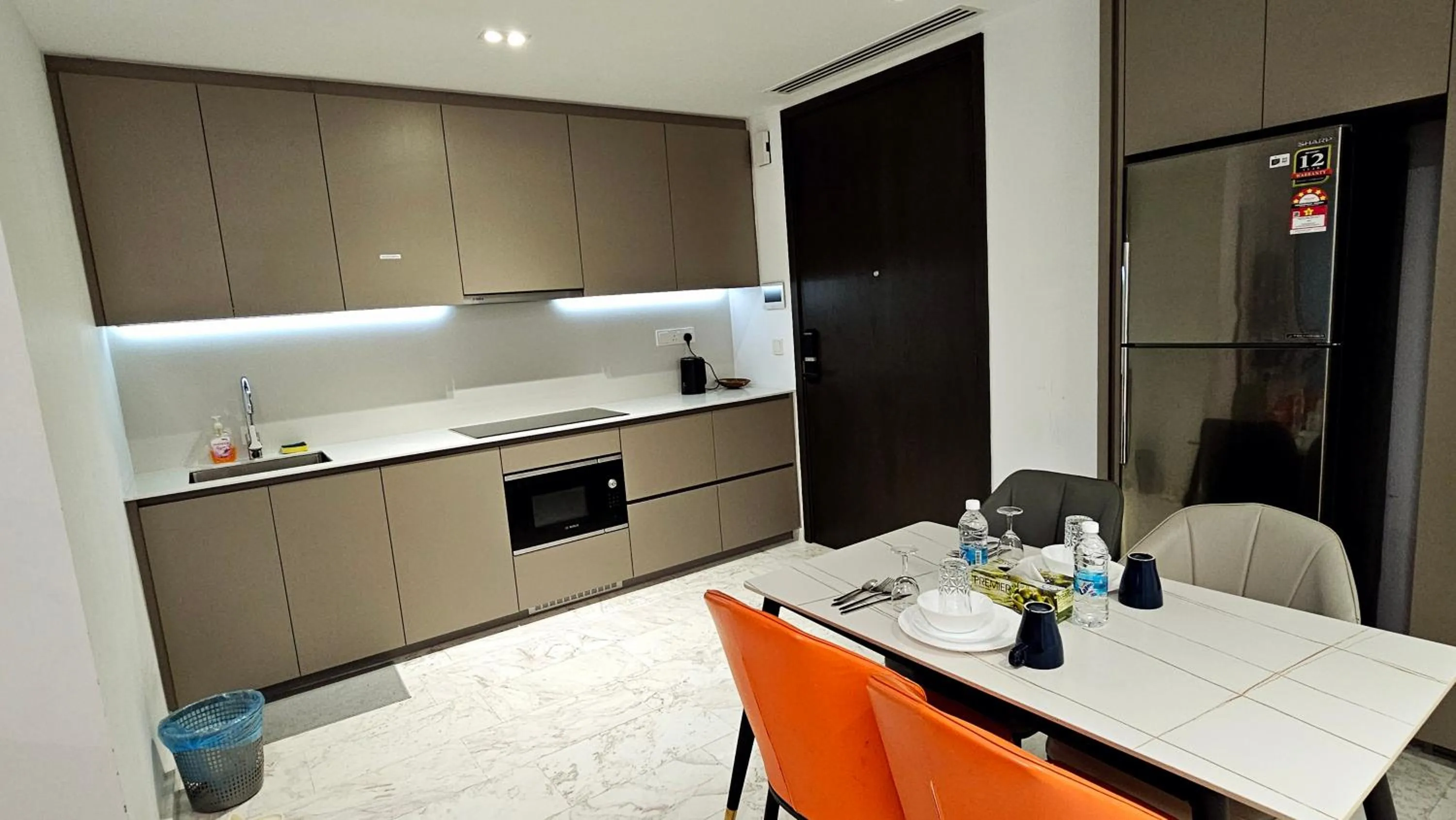 kitchen in Crystal Service Suite At Eaton KLCC