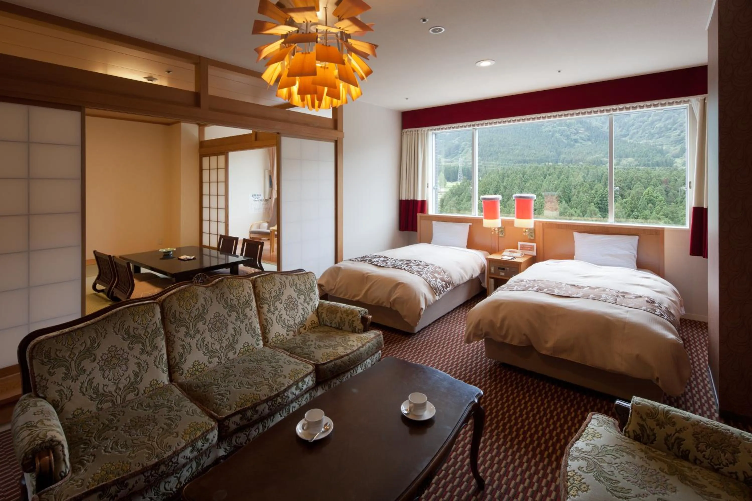 Photo of the whole room, Bed in Hotel Morinokaze Tateyama‎