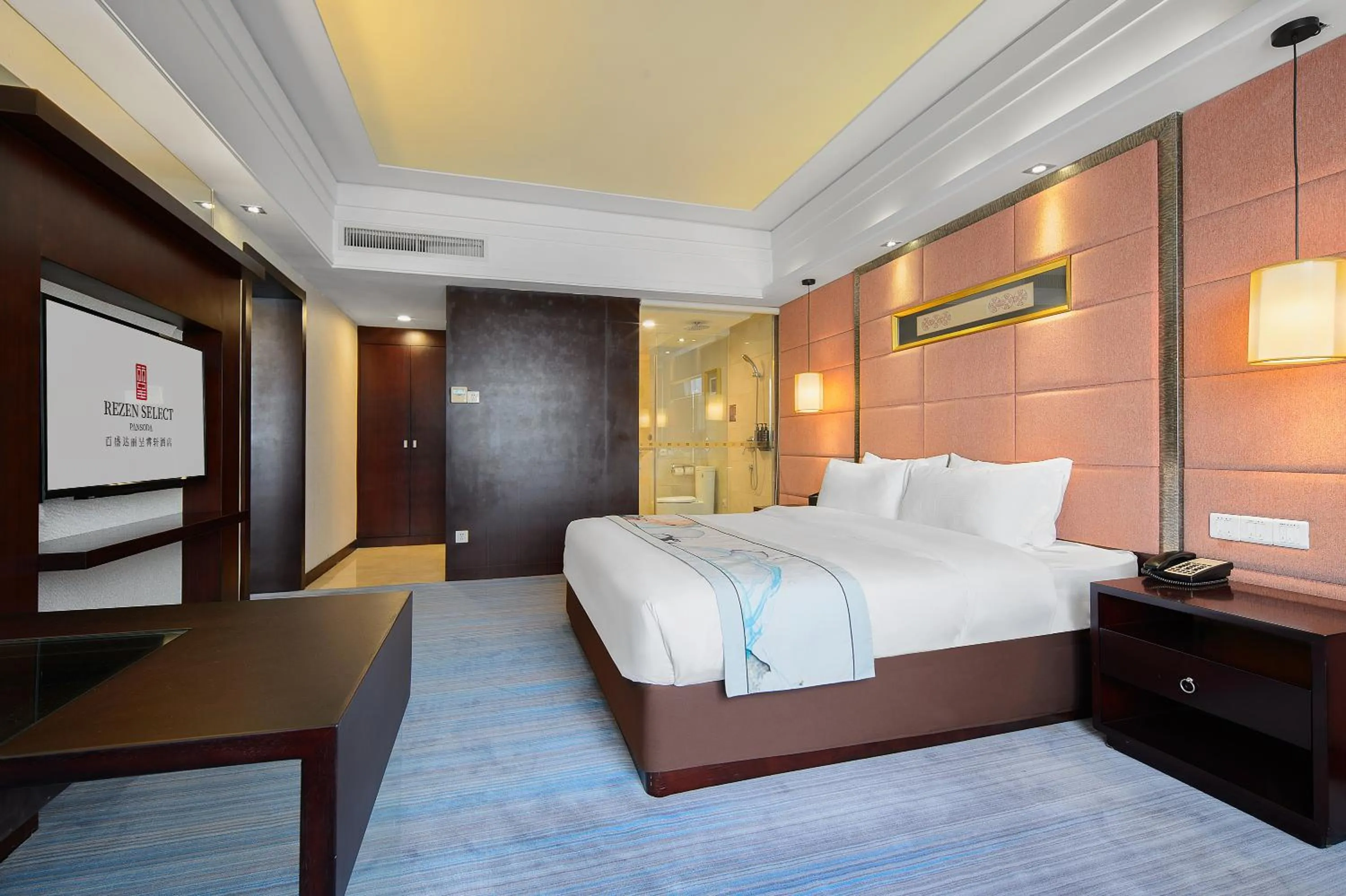 Bed in Foshan Rezen Select Pasonda Hotel