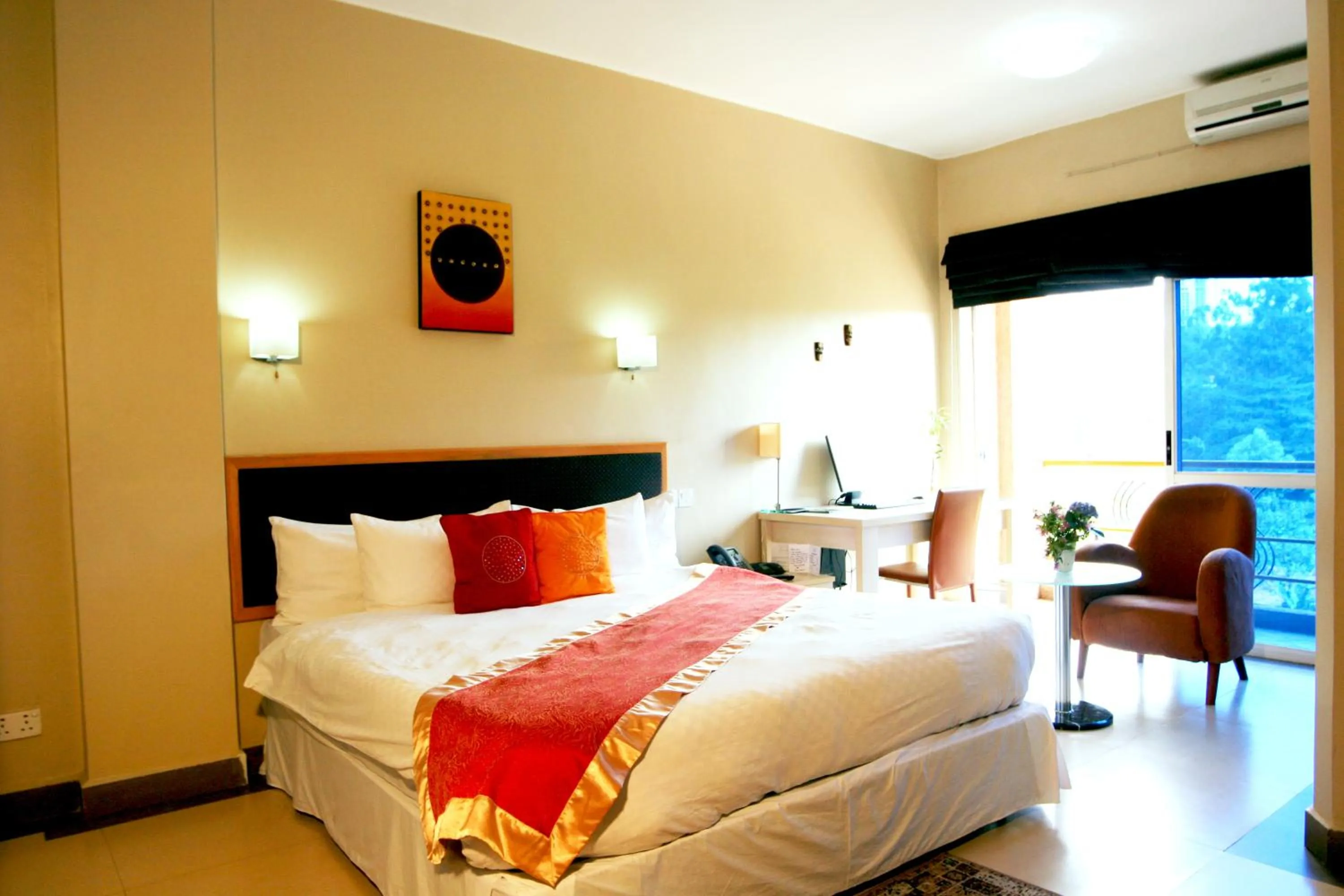 Bed in Metropole Hotel Kampala