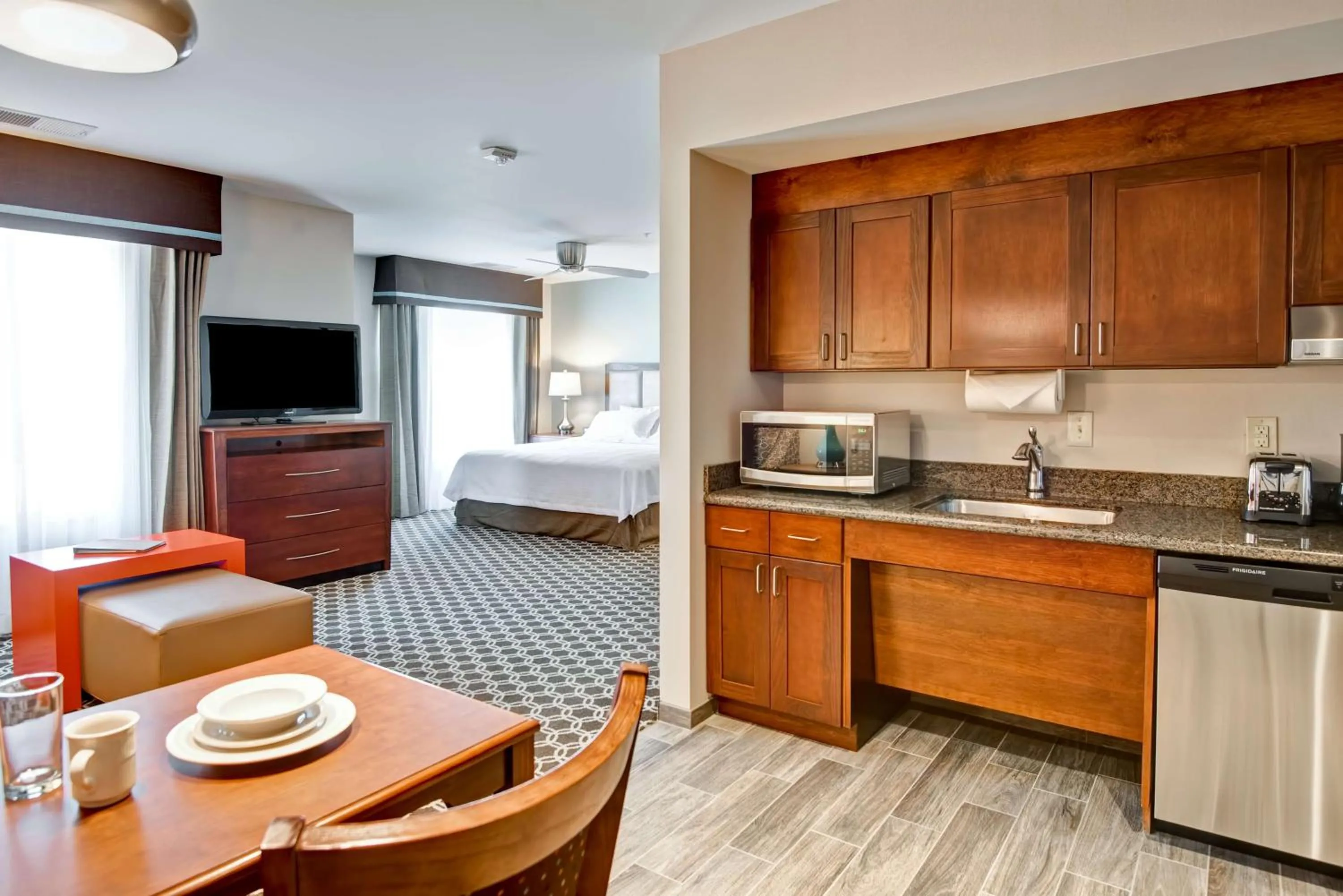 Bed in Homewood Suites by Hilton Greeley