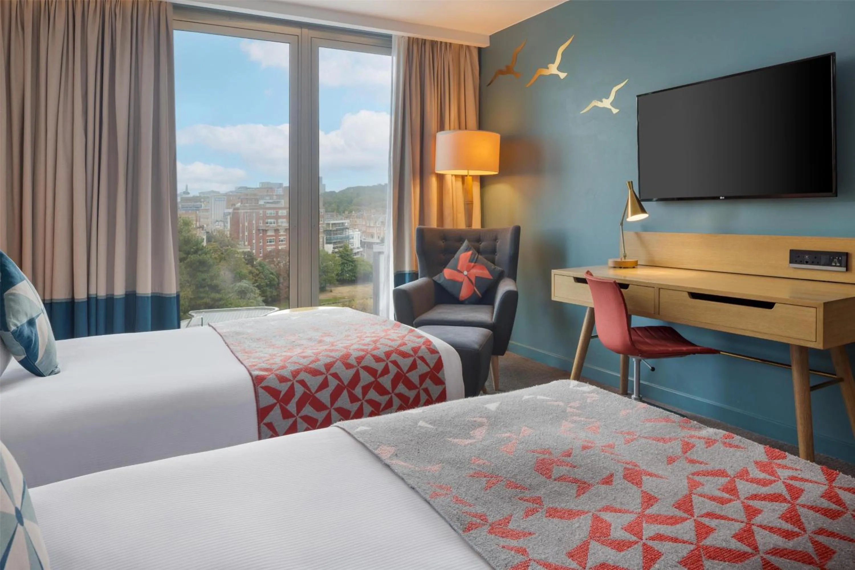 Bed in Hilton Bournemouth