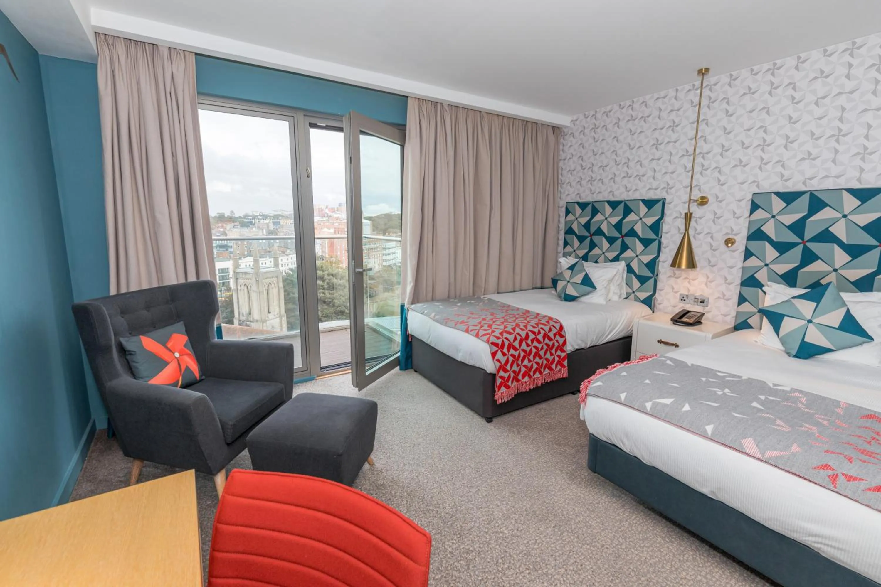 Bedroom, Bed in Hilton Bournemouth