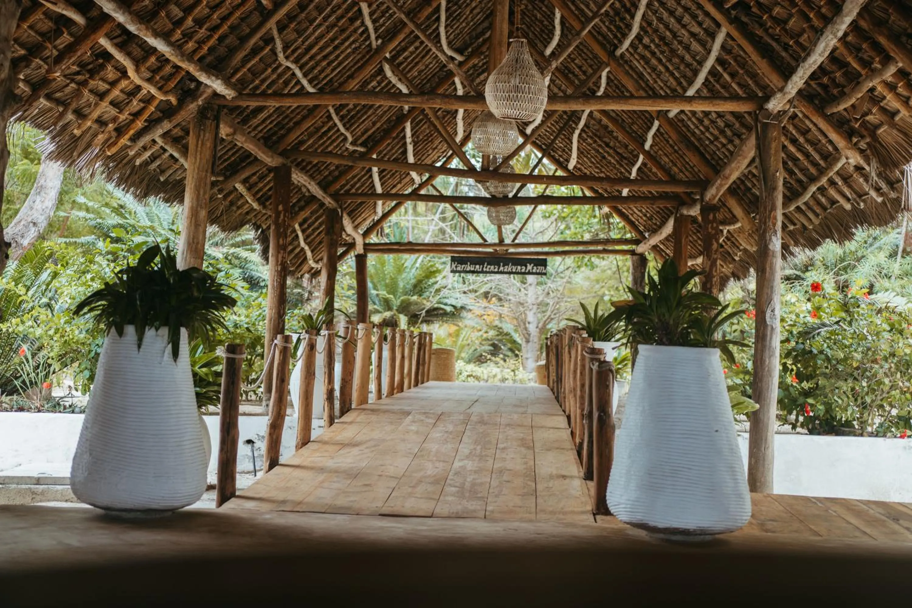 Facade/entrance in Hakuna Majiwe Beach Lodge