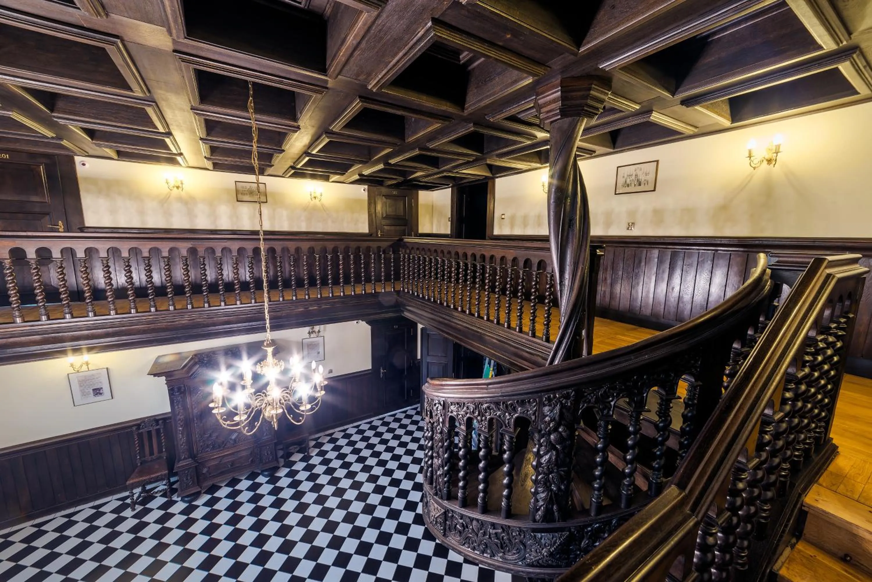 Lobby or reception in Pałac Kłanino