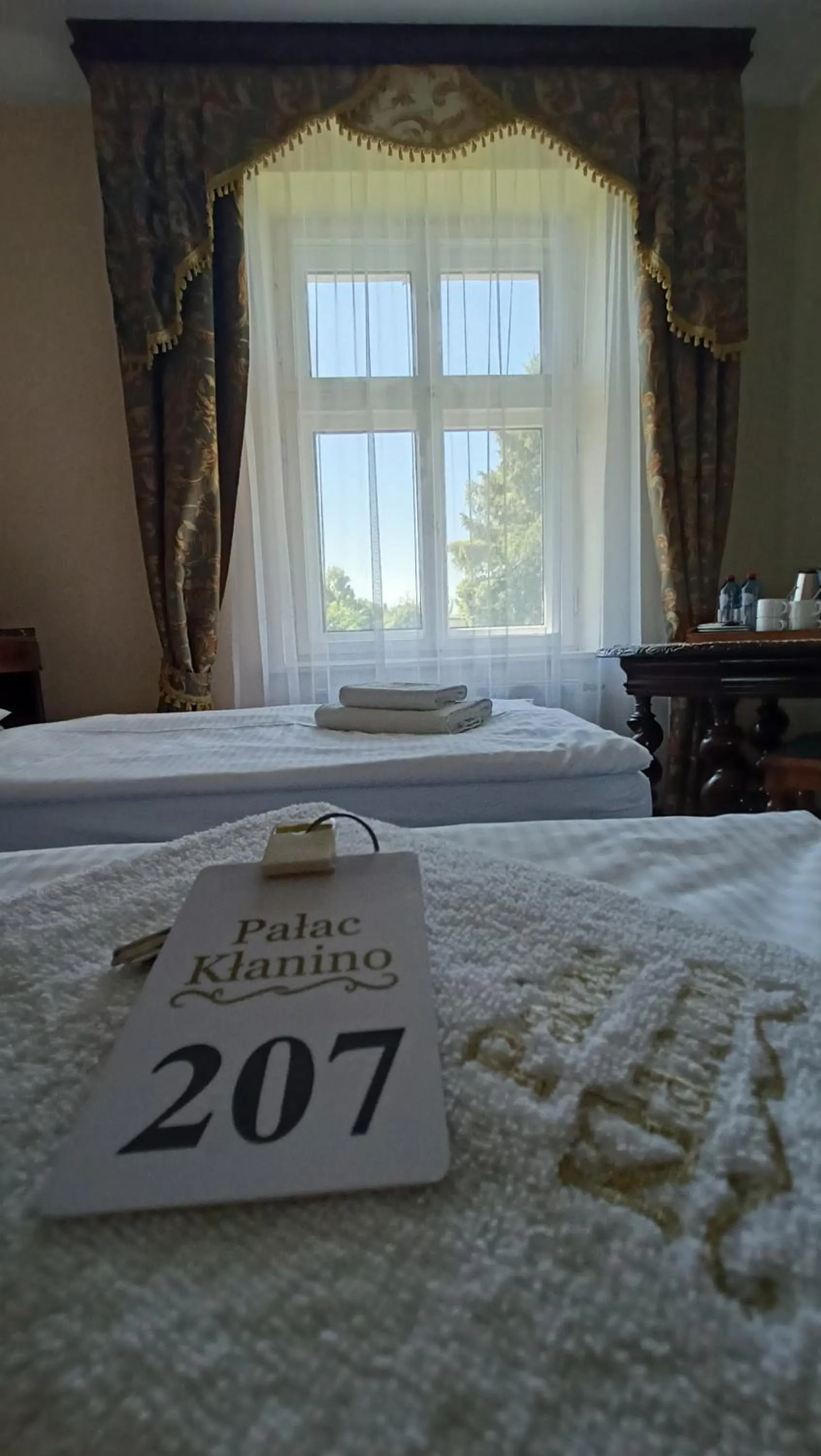Bed in Pałac Kłanino