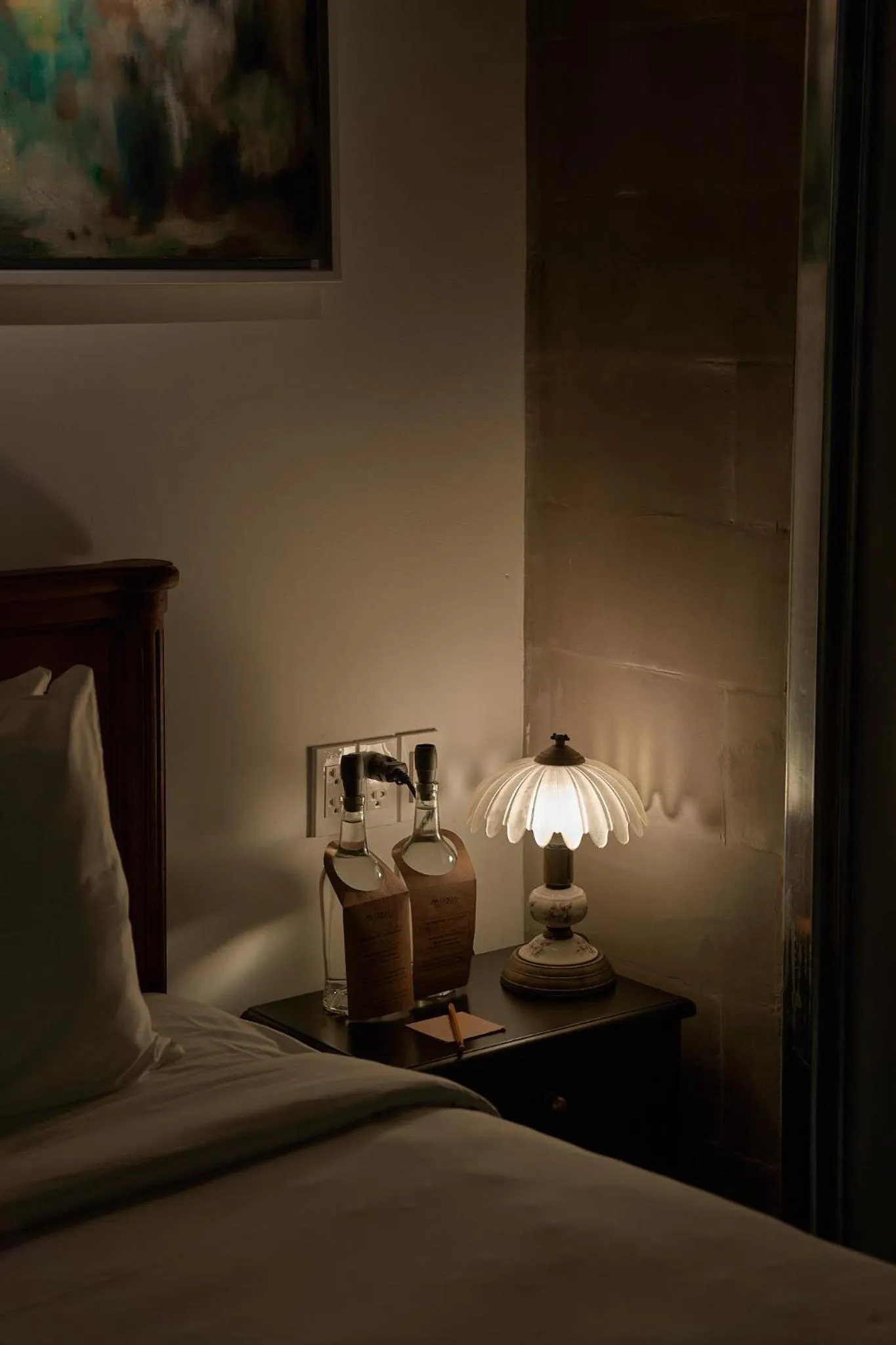 Decorative detail, Bed in Anima Saigon Boutique - Vietnamese Contemporary Art Hotel