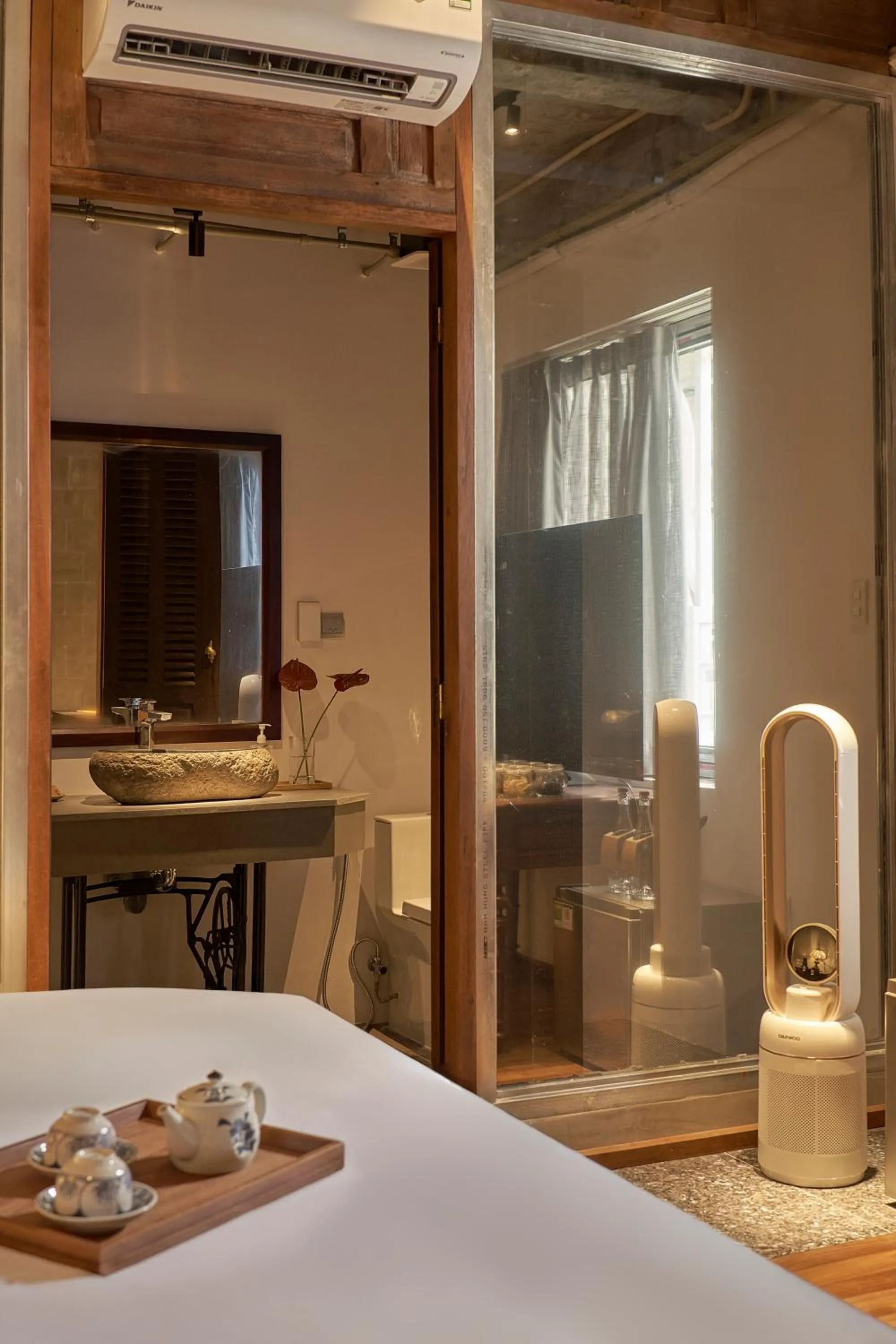 Bathroom in Anima Saigon Boutique - Vietnamese Contemporary Art Hotel