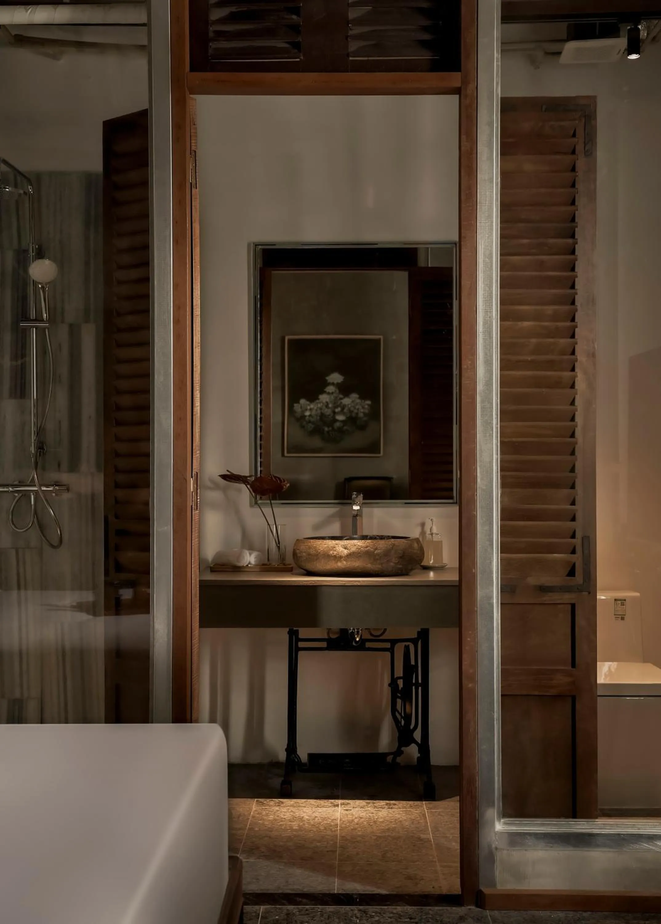 Bathroom in Anima Saigon Boutique - Vietnamese Contemporary Art Hotel