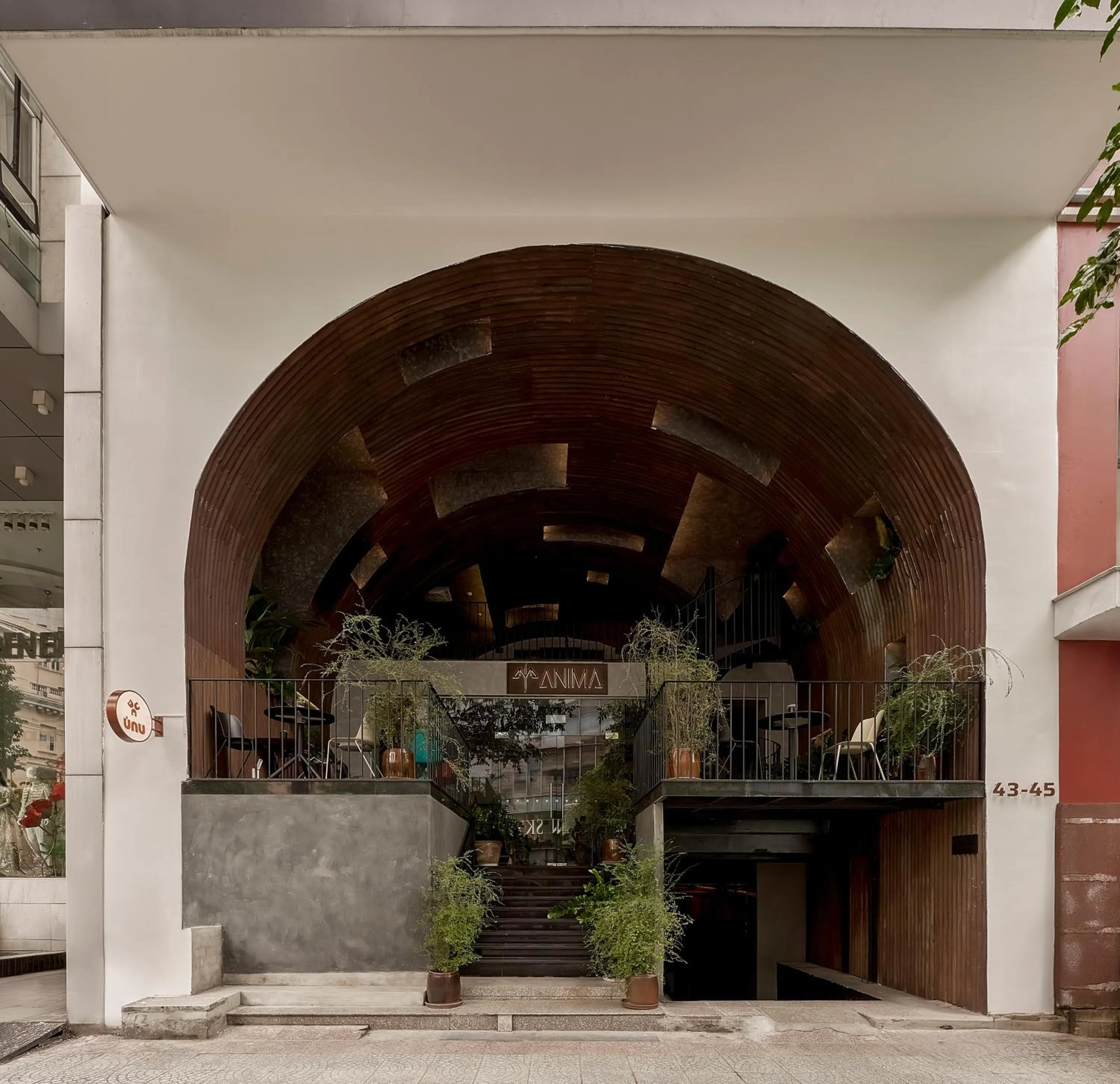 Facade/entrance in Anima Saigon Boutique - Vietnamese Contemporary Art Hotel