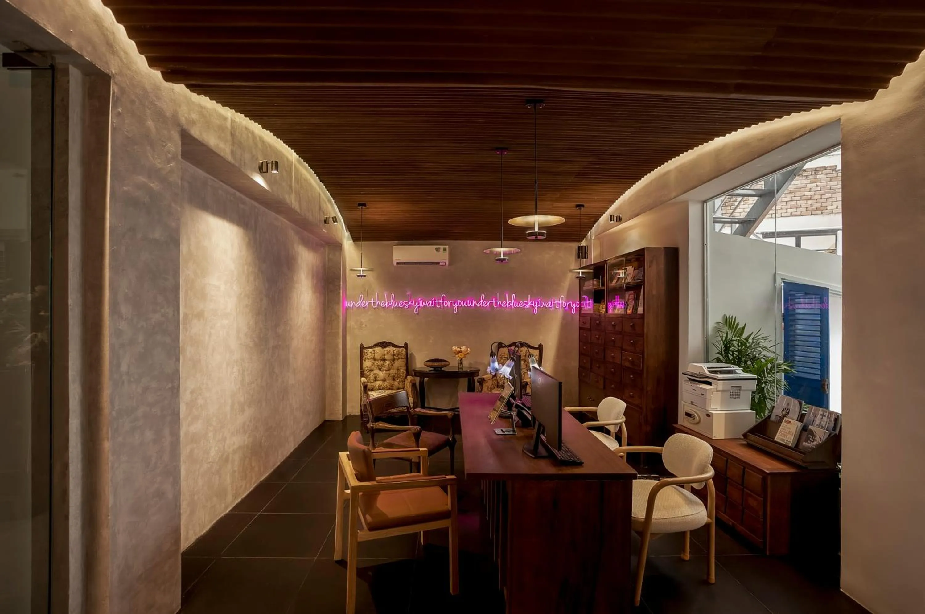 Lobby or reception in Anima Saigon Boutique - Vietnamese Contemporary Art Hotel