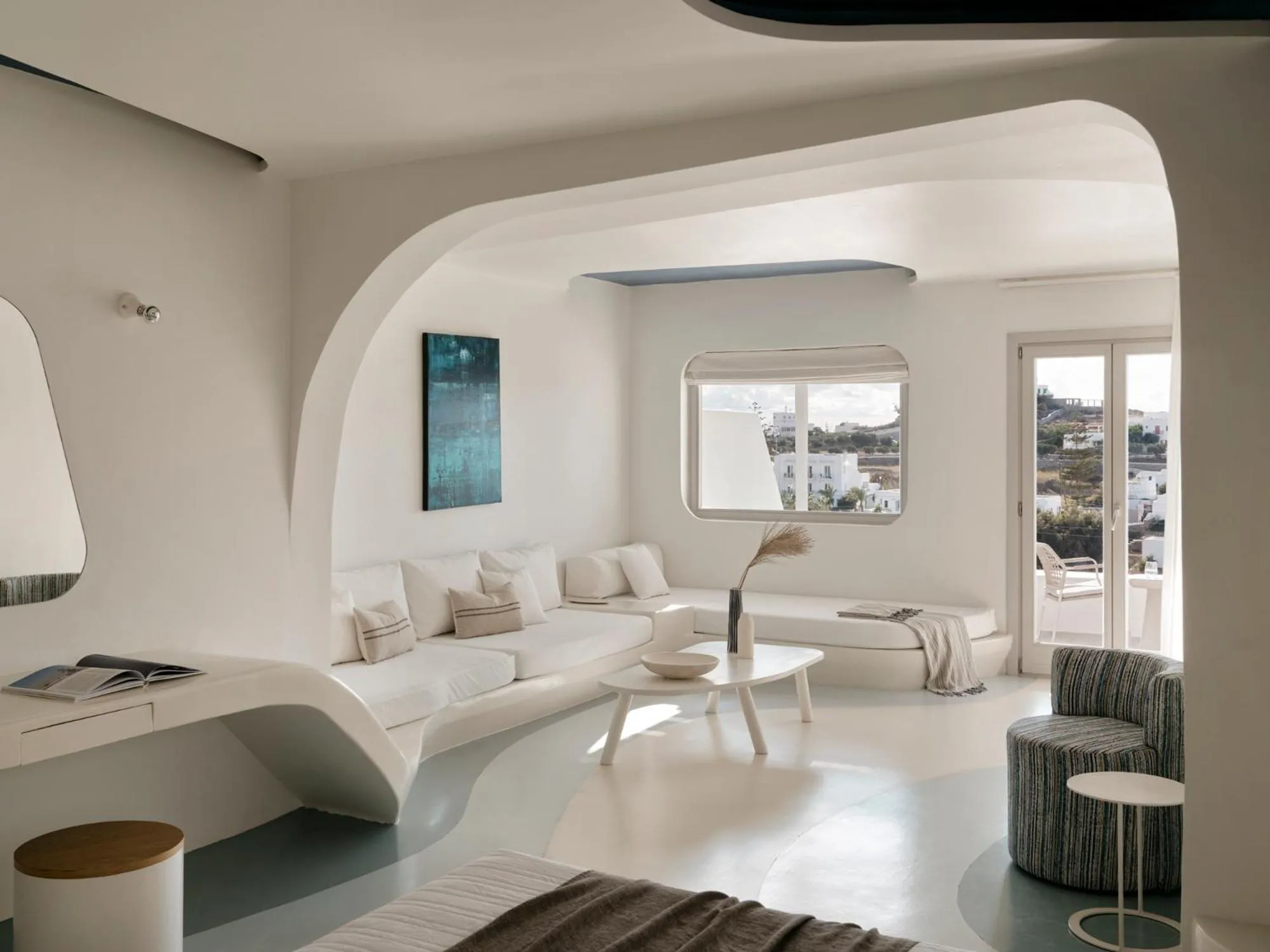 Decorative detail, Bed in Andronikos Hotel