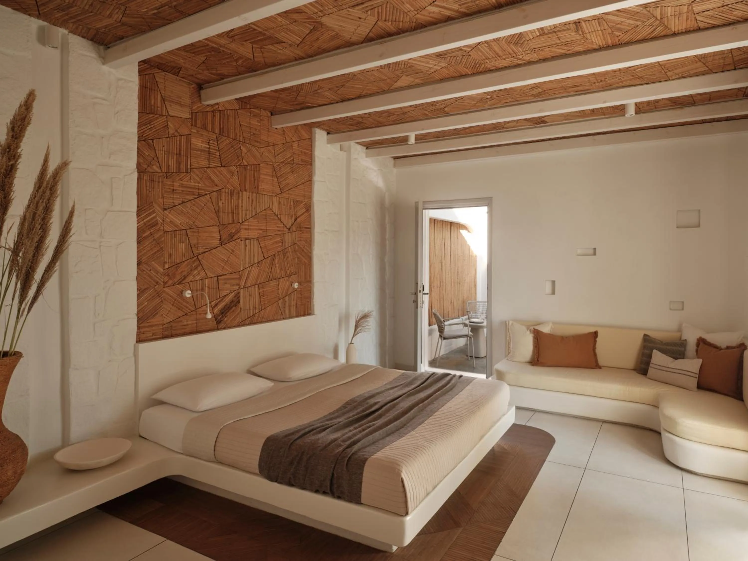 Bed in Andronikos Hotel