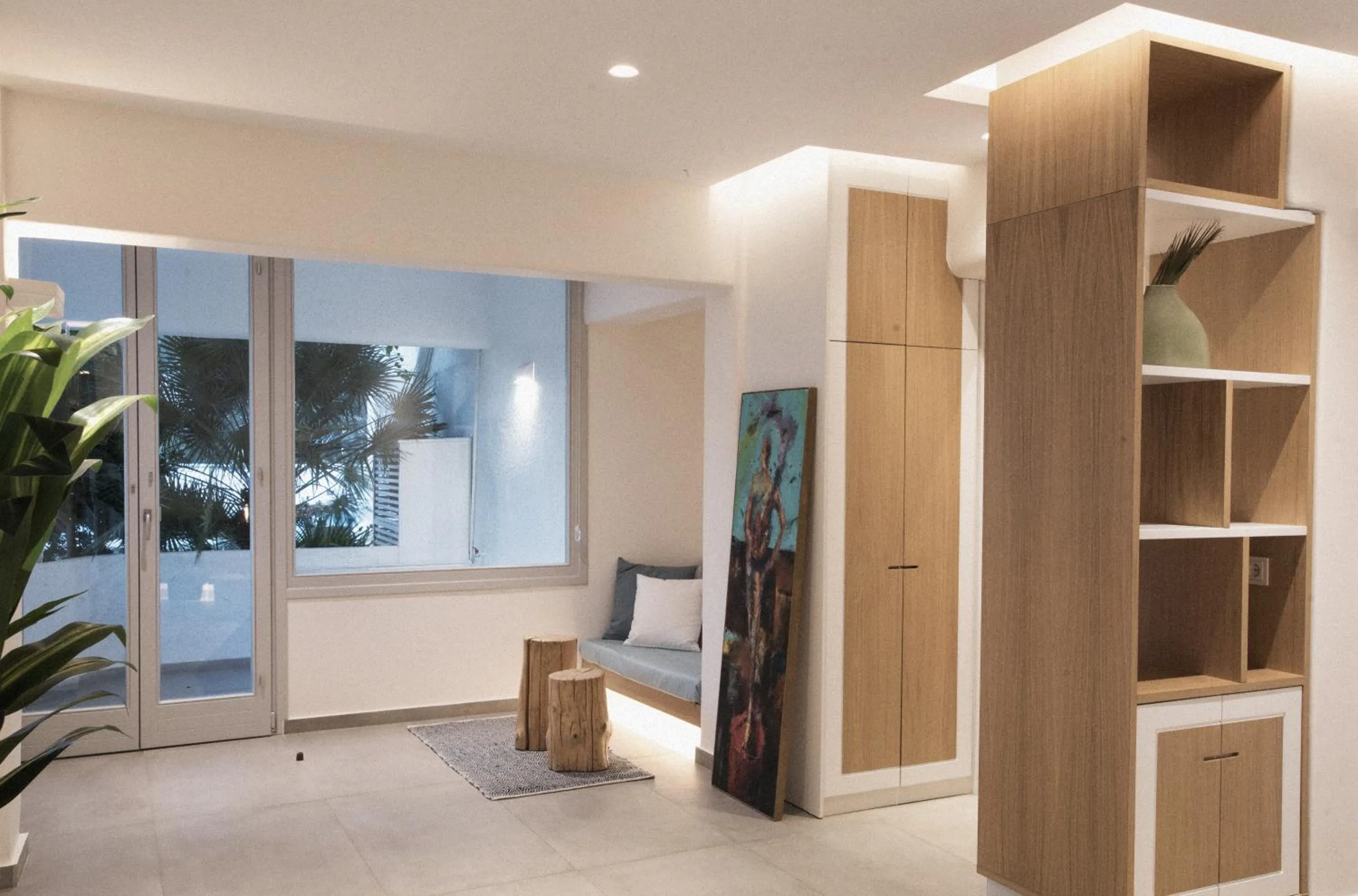 Bed in Andronikos Hotel