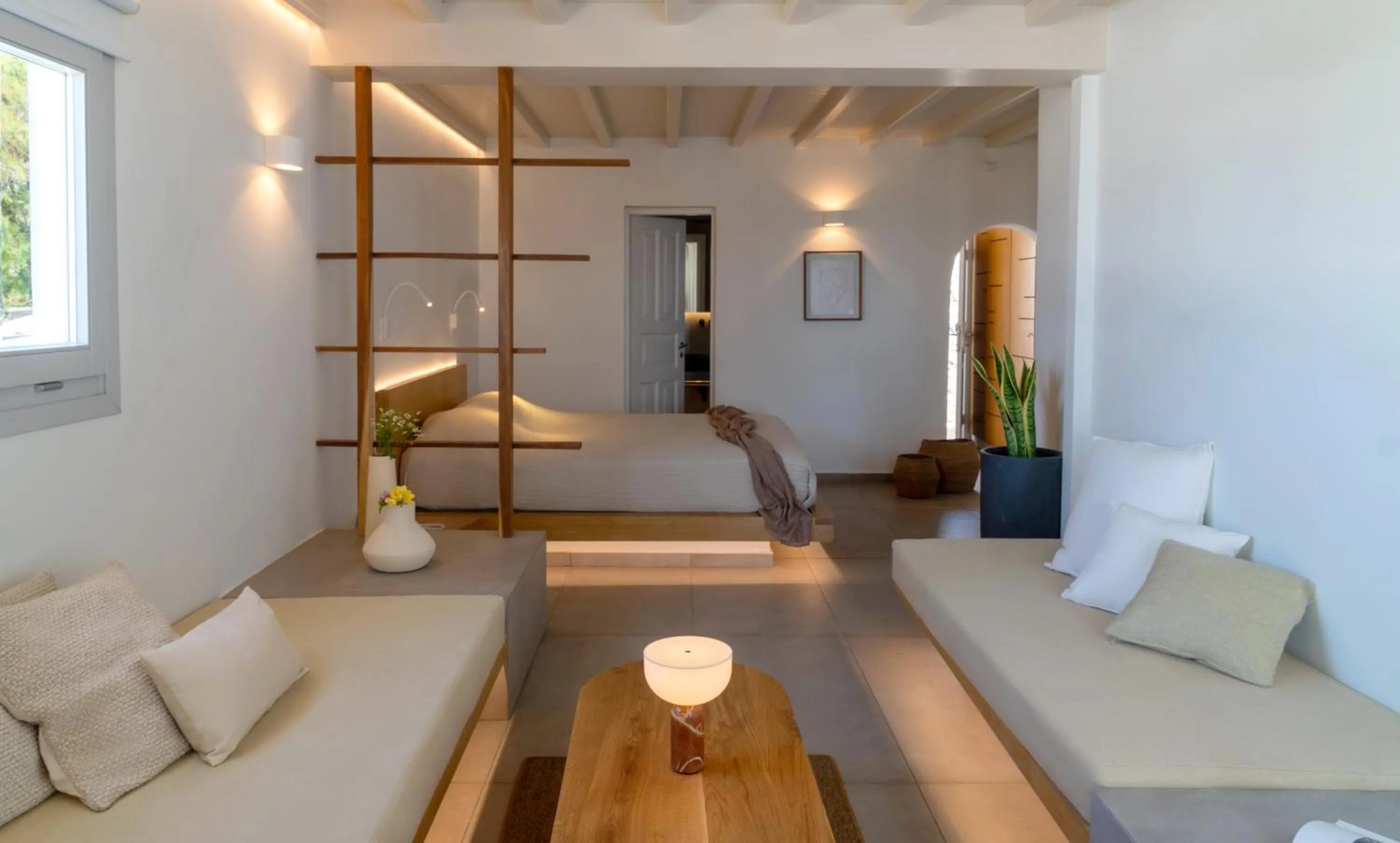 Bed in Andronikos Hotel