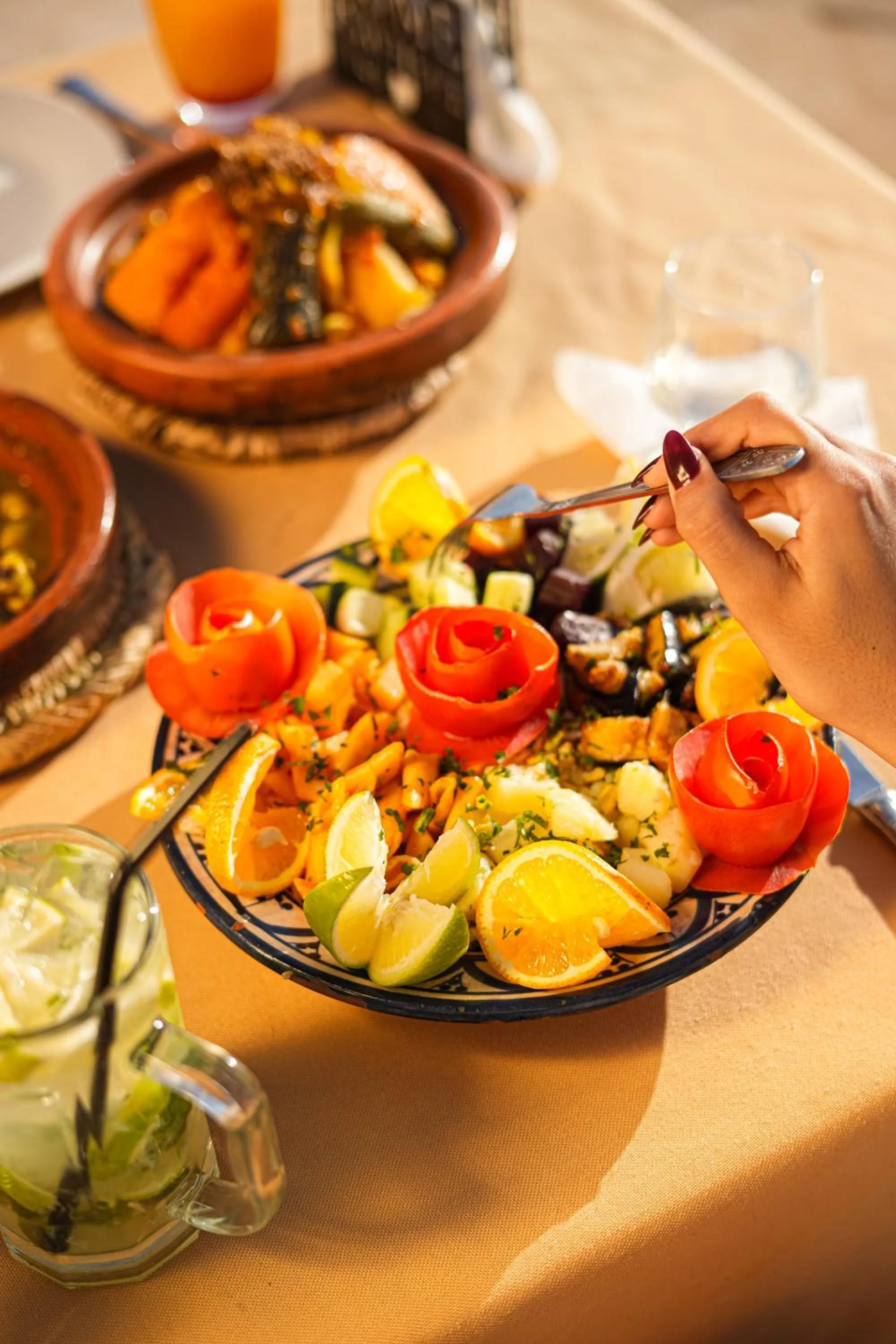 Restaurant/places to eat in Kal Tenere Agafay Luxury Camp