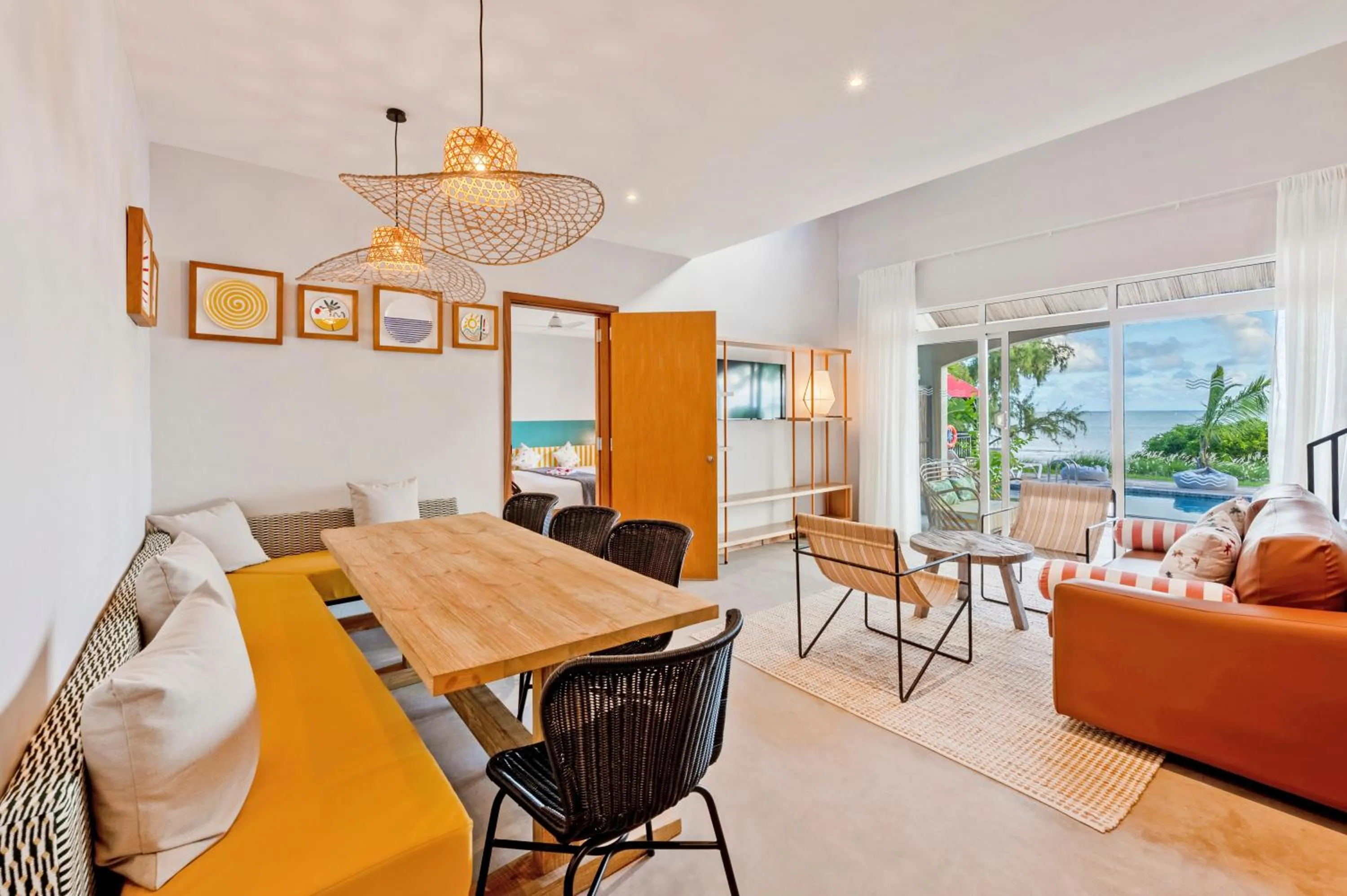 Living room in C Rodrigues Mourouk - Rodrigues Island