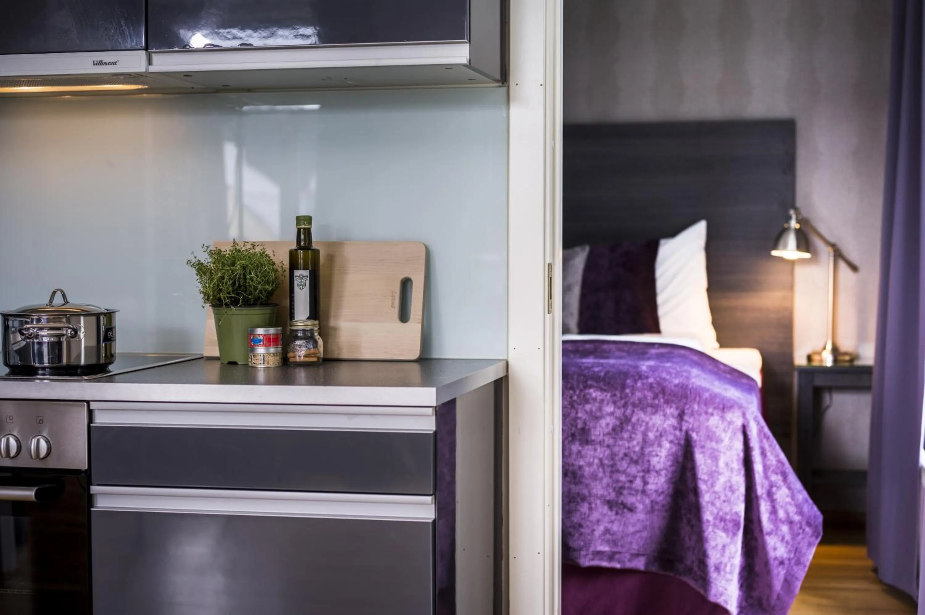 Kitchen or kitchenette, Bed in Frogner House - Bogstadveien