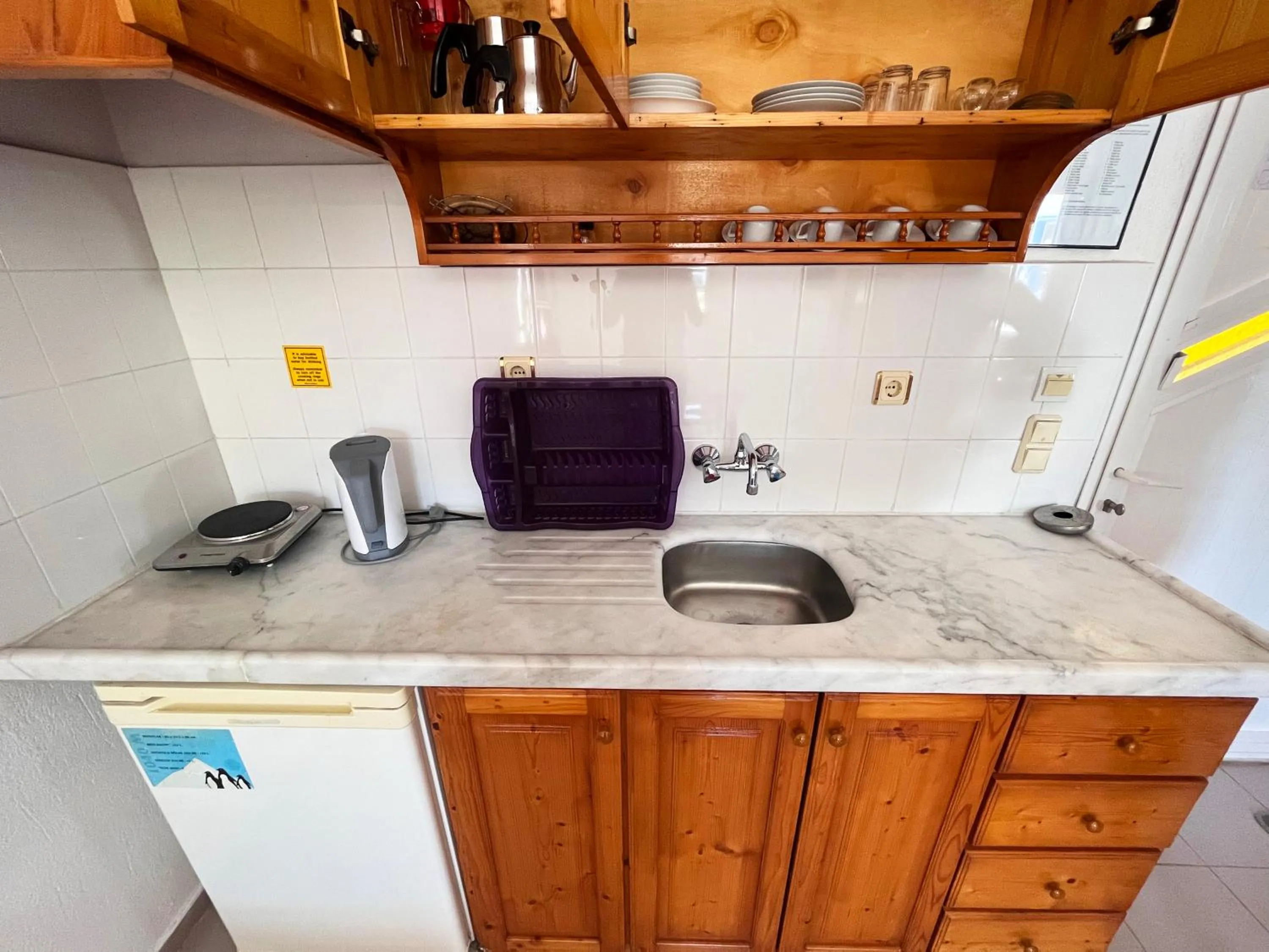 kitchen in Ege Apartments