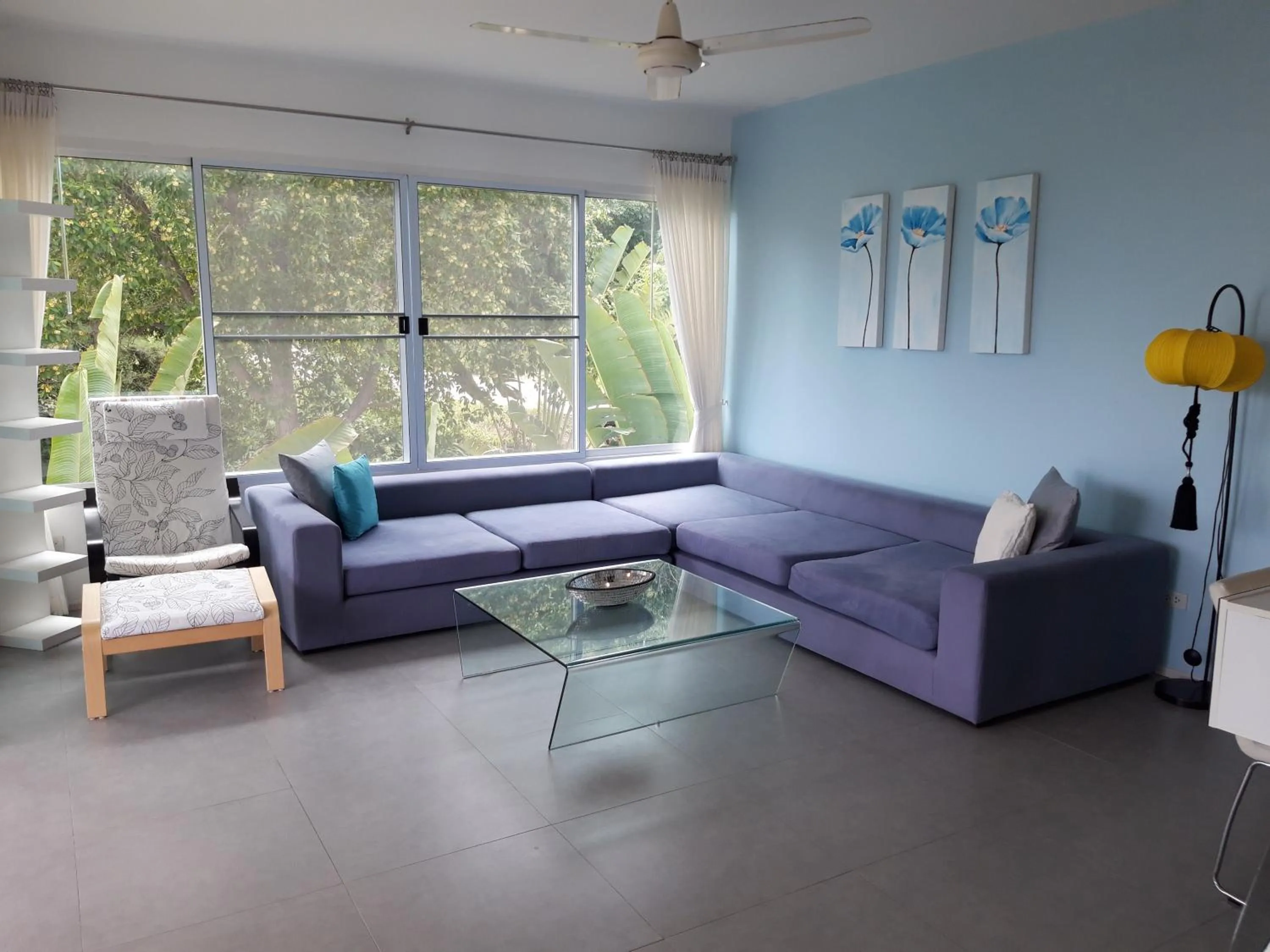 Seating area in Padel Phangan Suite