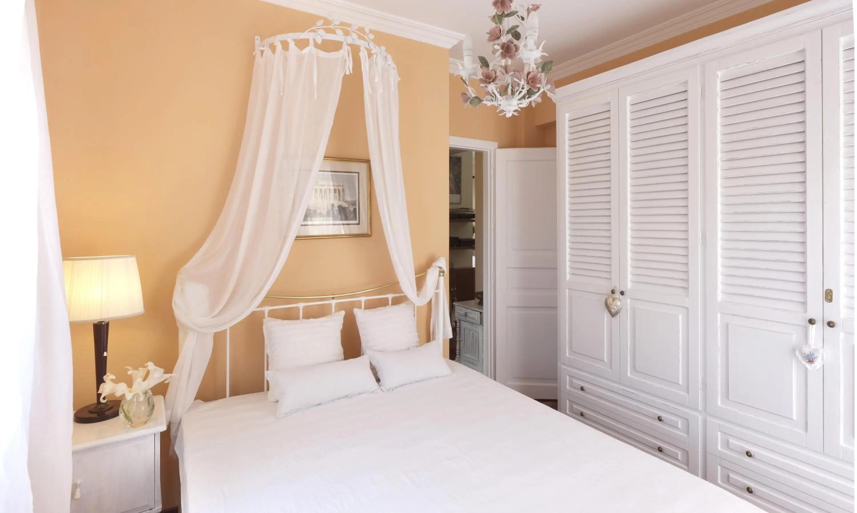 Bedroom, Bed in Villa Casa Del Sol Syros