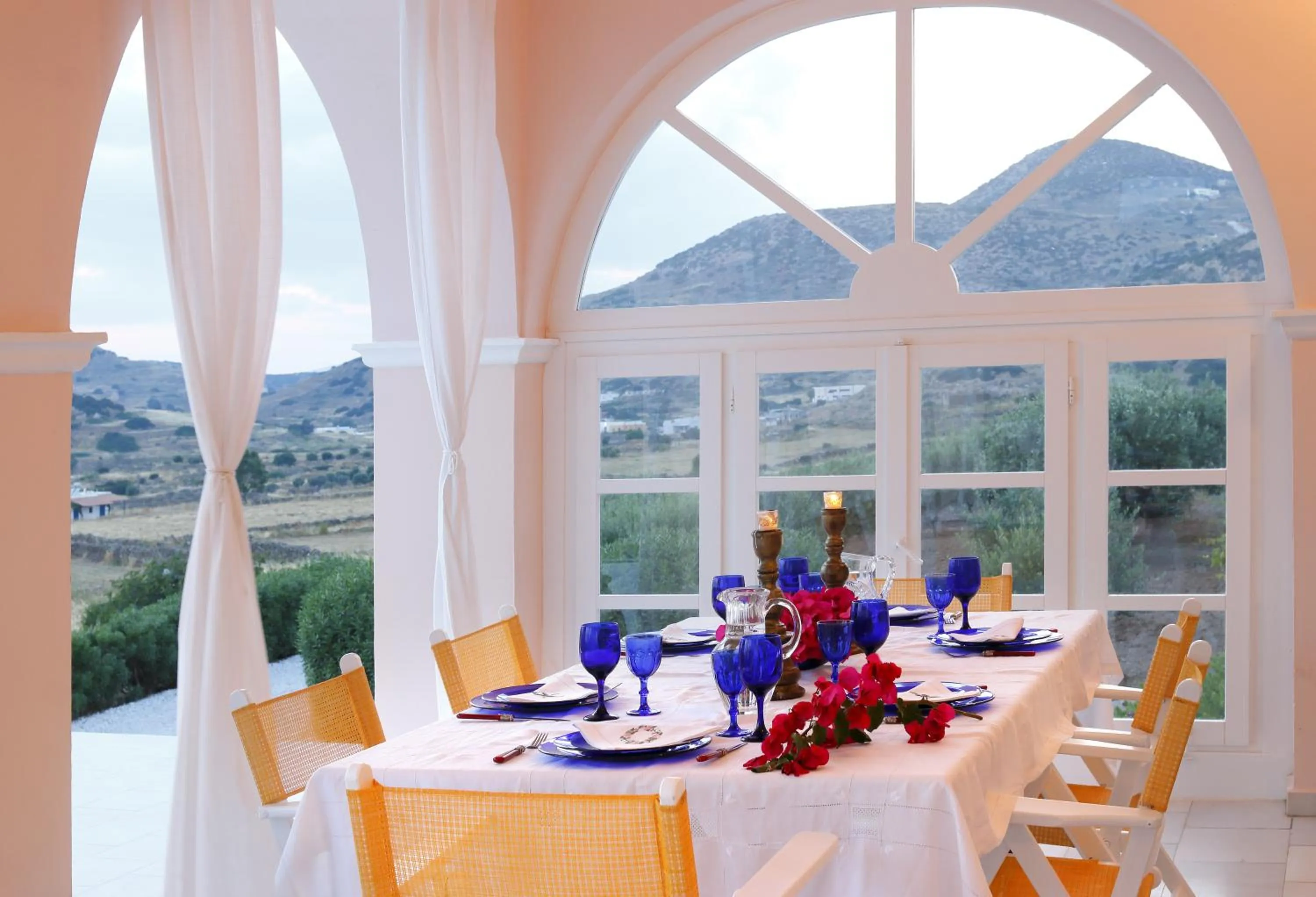 Balcony/Terrace in Villa Casa Del Sol Syros