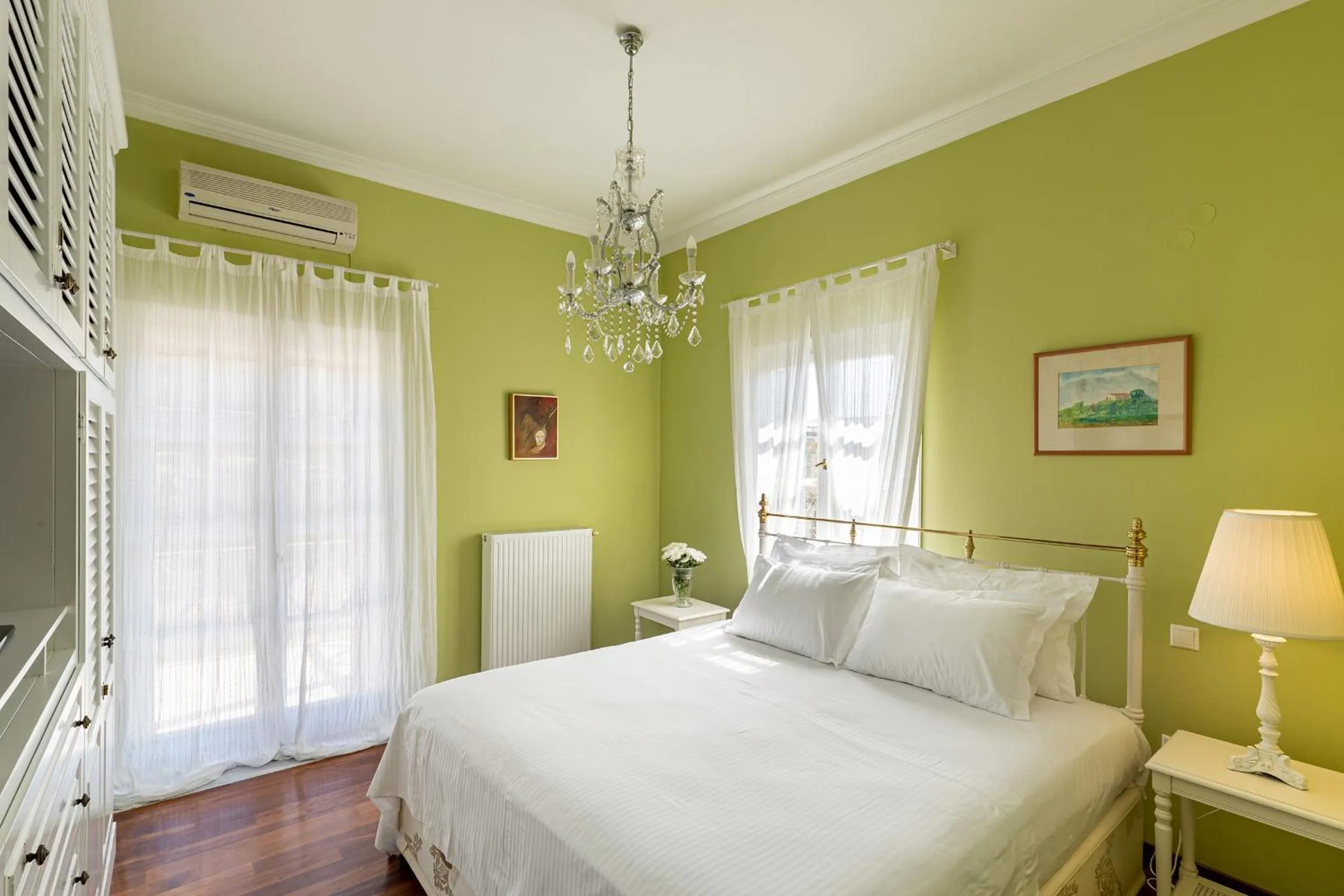 Bedroom, Bed in Villa Casa Del Sol Syros
