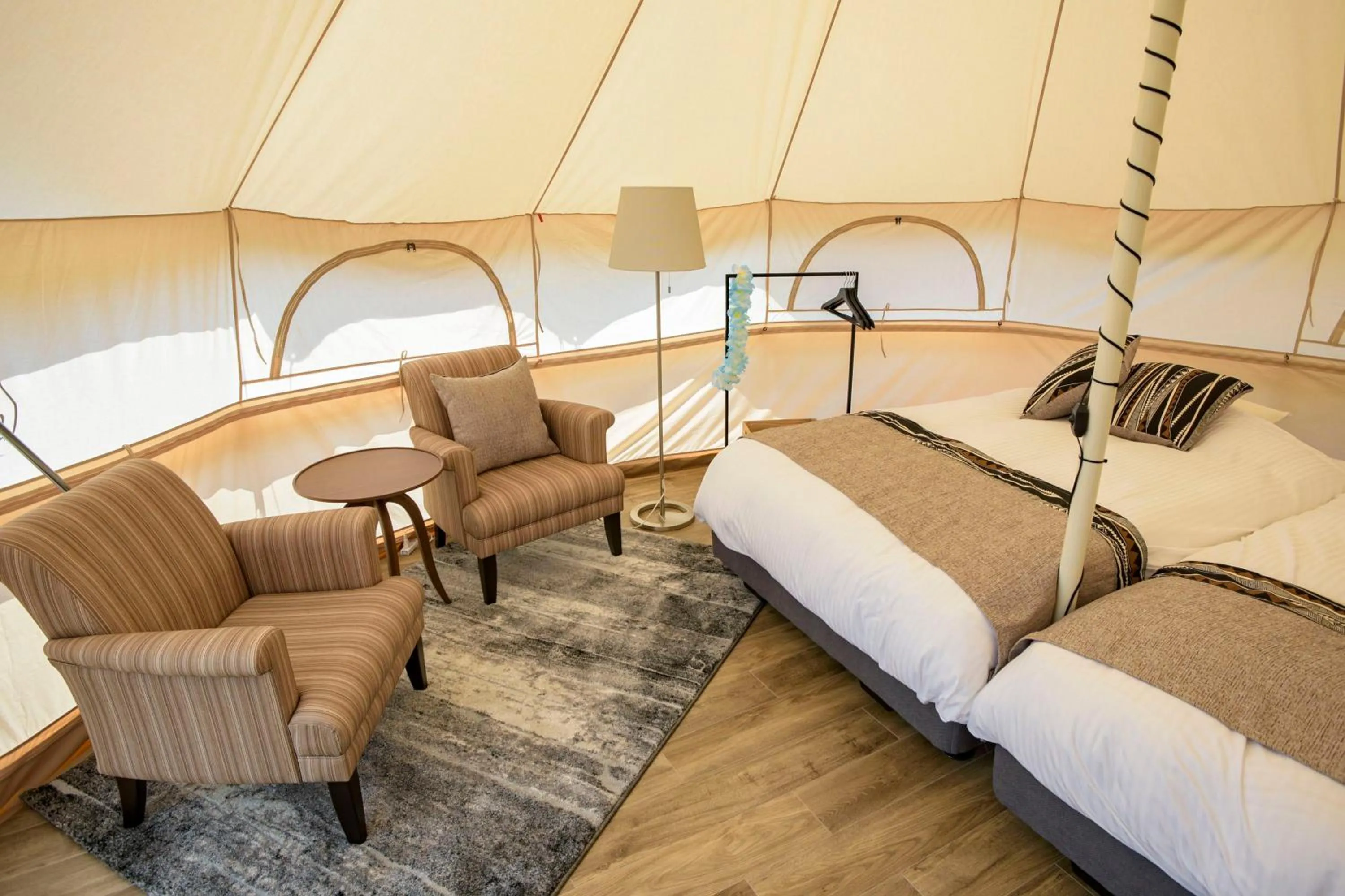 Bed in Hawaiians Glamping Mauna Village