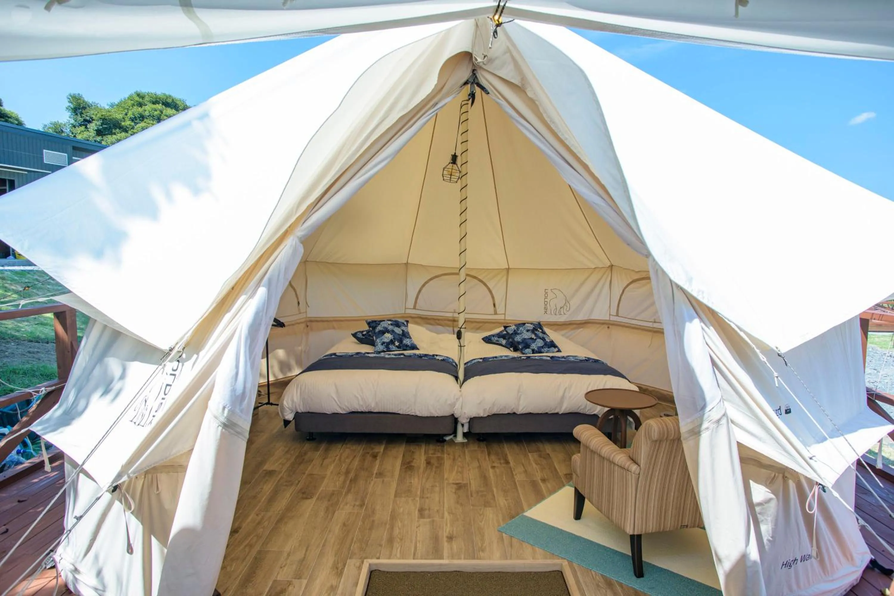 Bed in Hawaiians Glamping Mauna Village