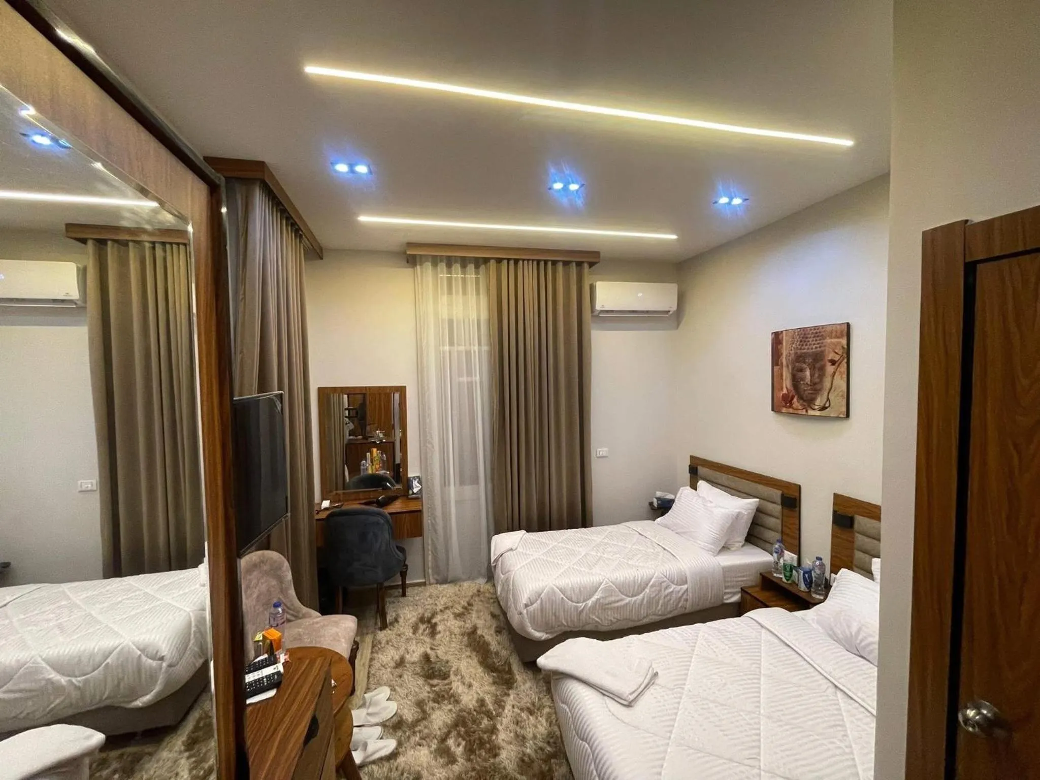 Bed in Italia Hotel Cairo