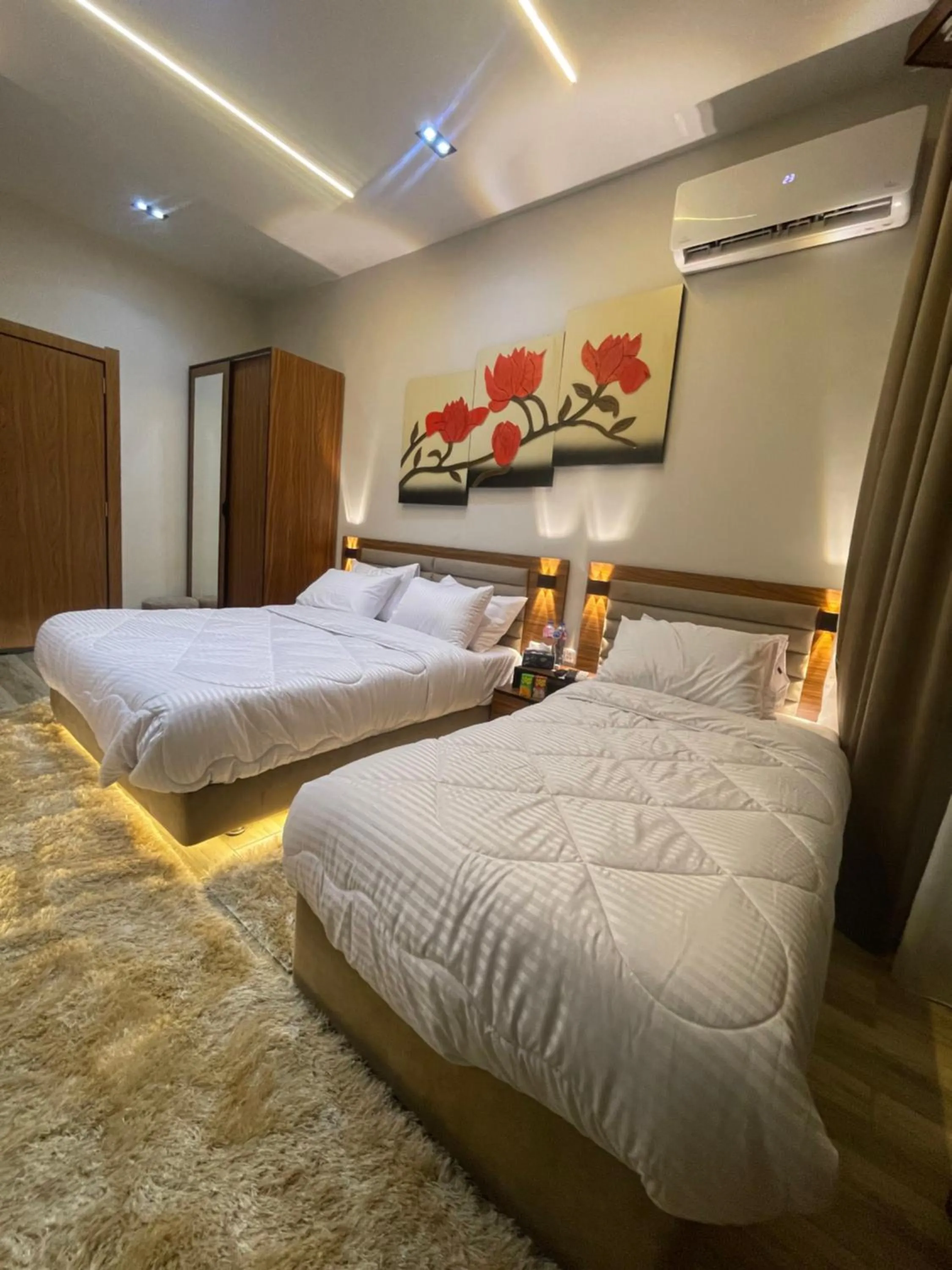 Bed in Italia Hotel Cairo