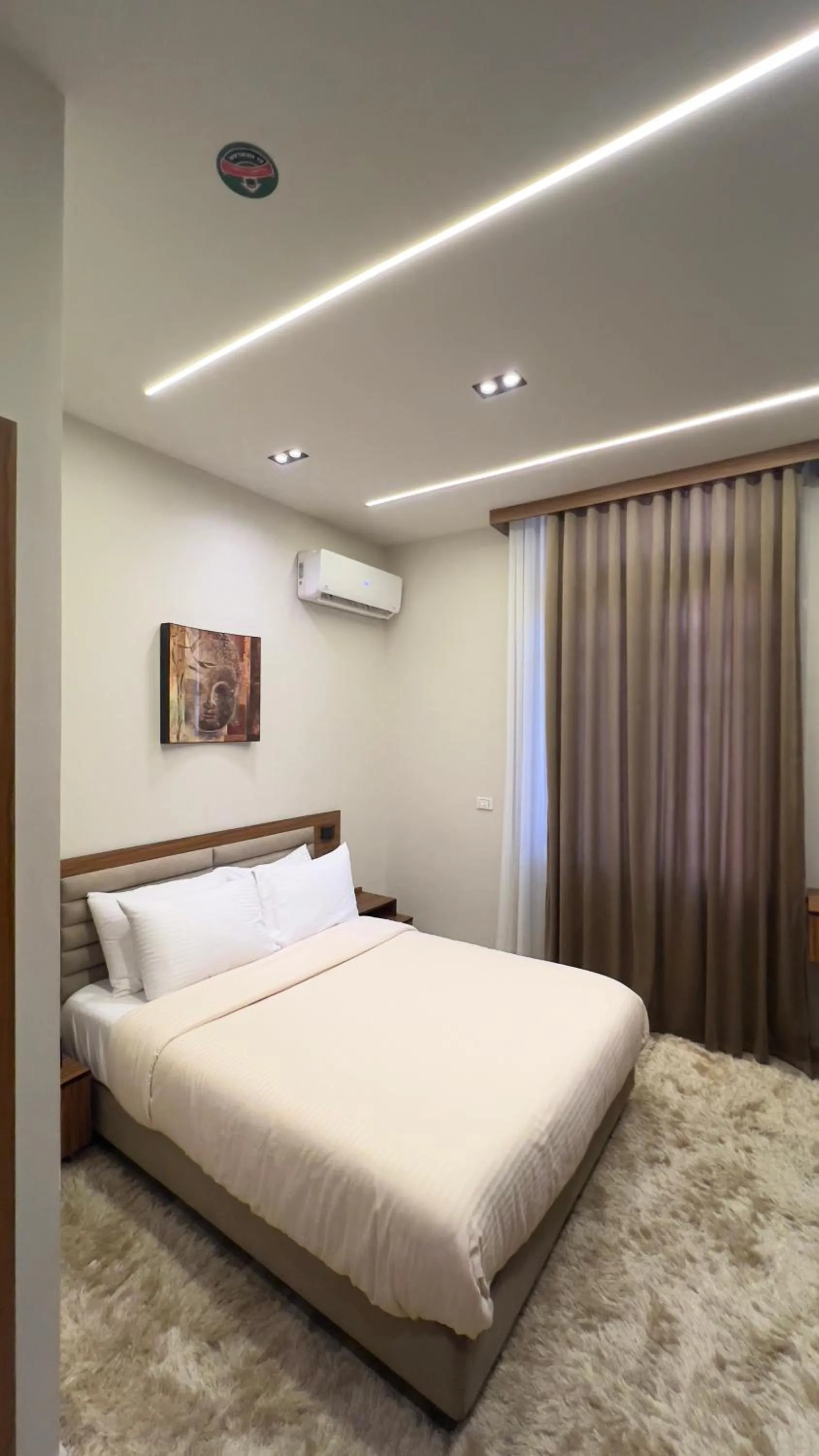 Bed in Italia Hotel Cairo