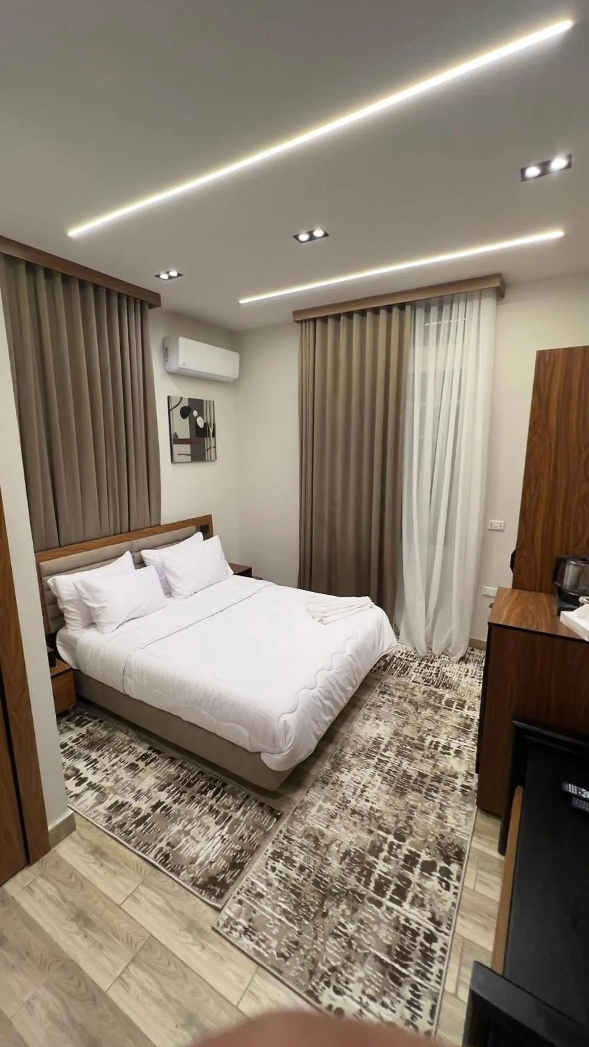 Bed in Italia Hotel Cairo