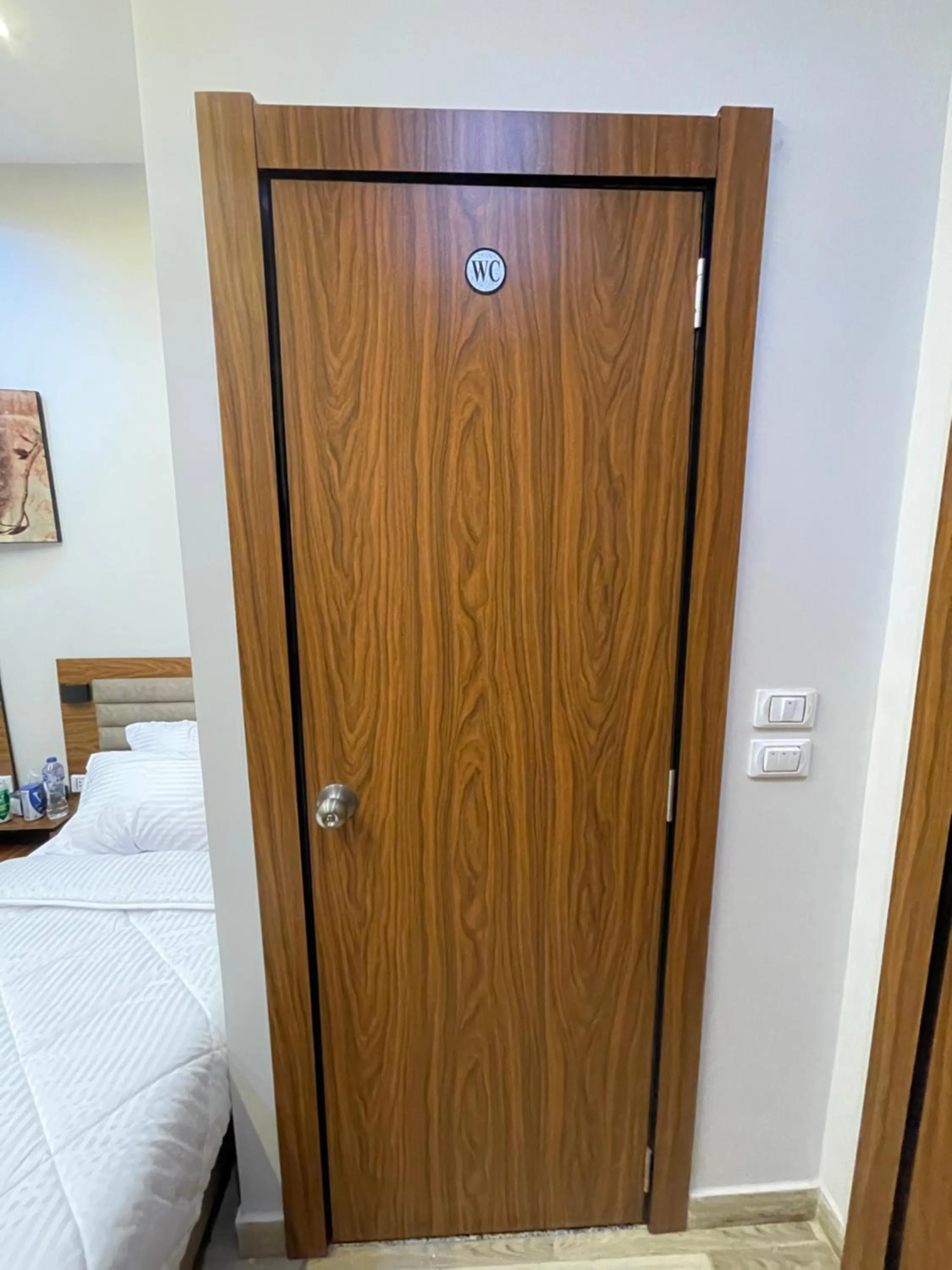 Bed in Italia Hotel Cairo