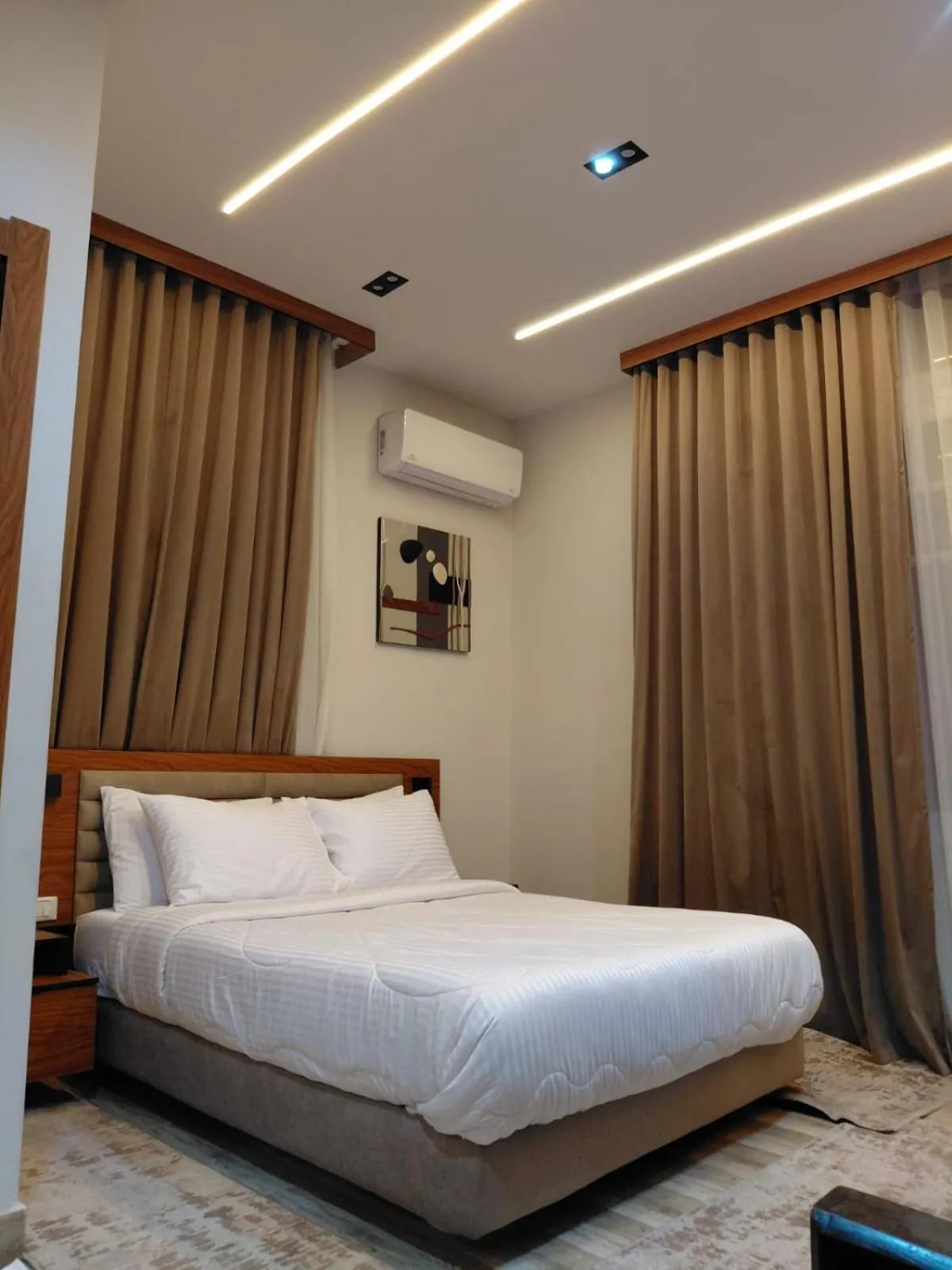 Bed in Italia Hotel Cairo