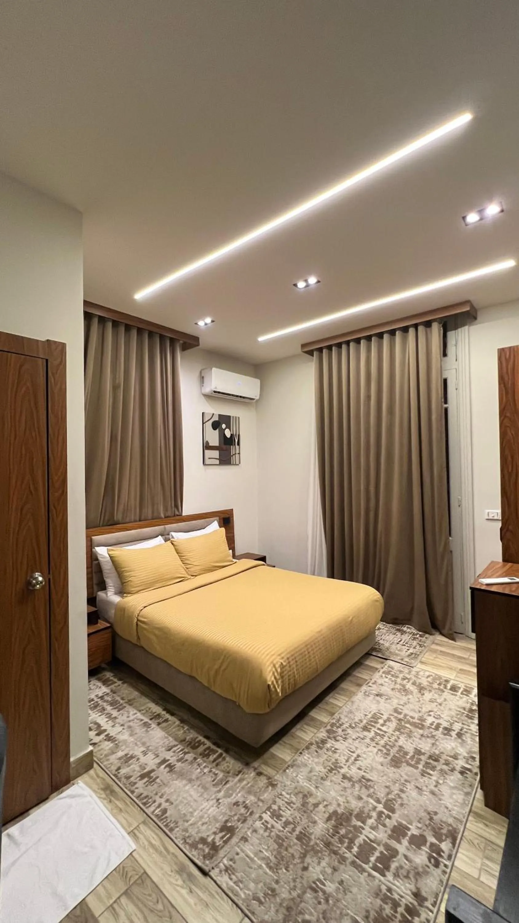 Bed in Italia Hotel Cairo