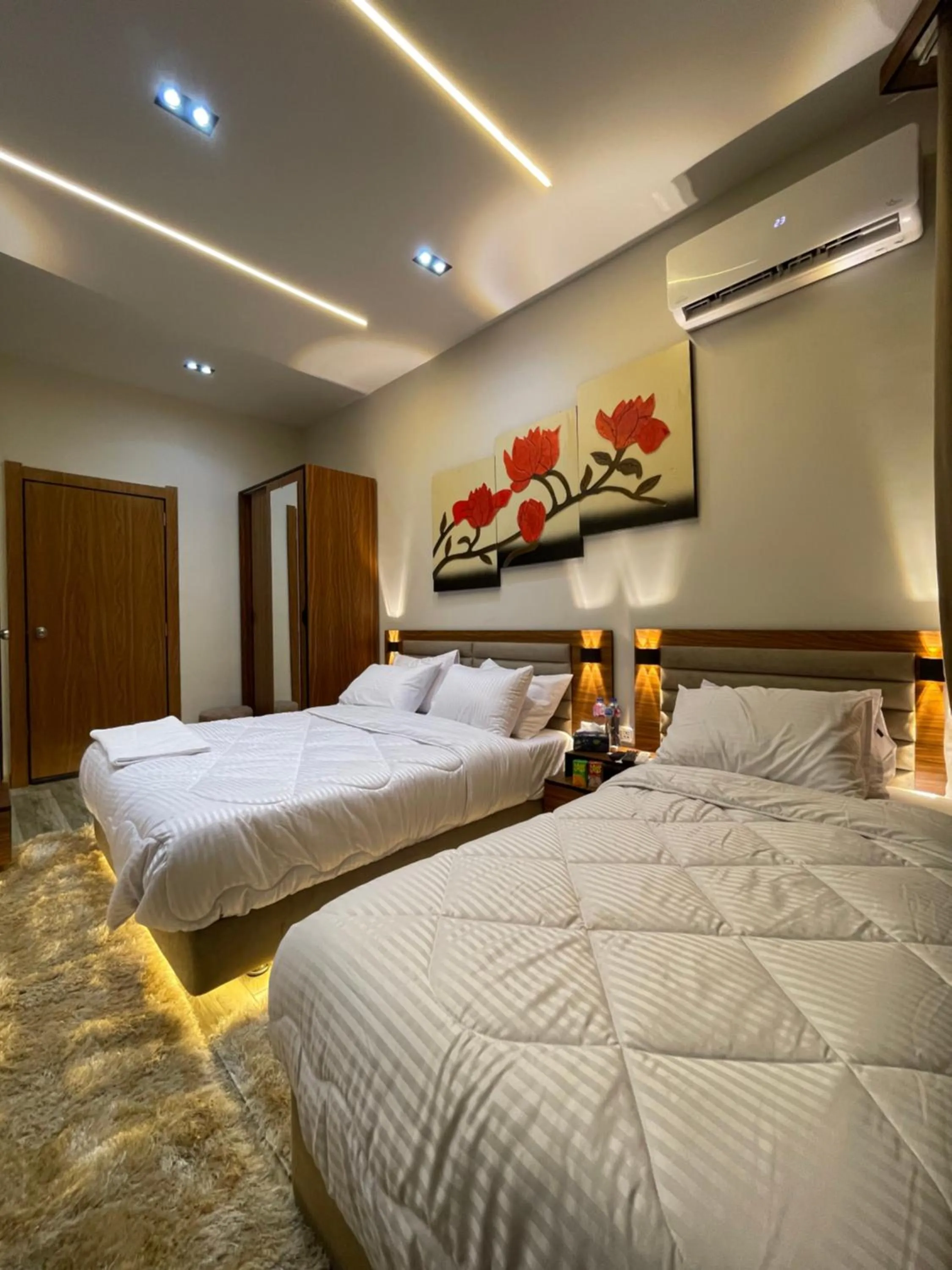 Bed in Italia Hotel Cairo