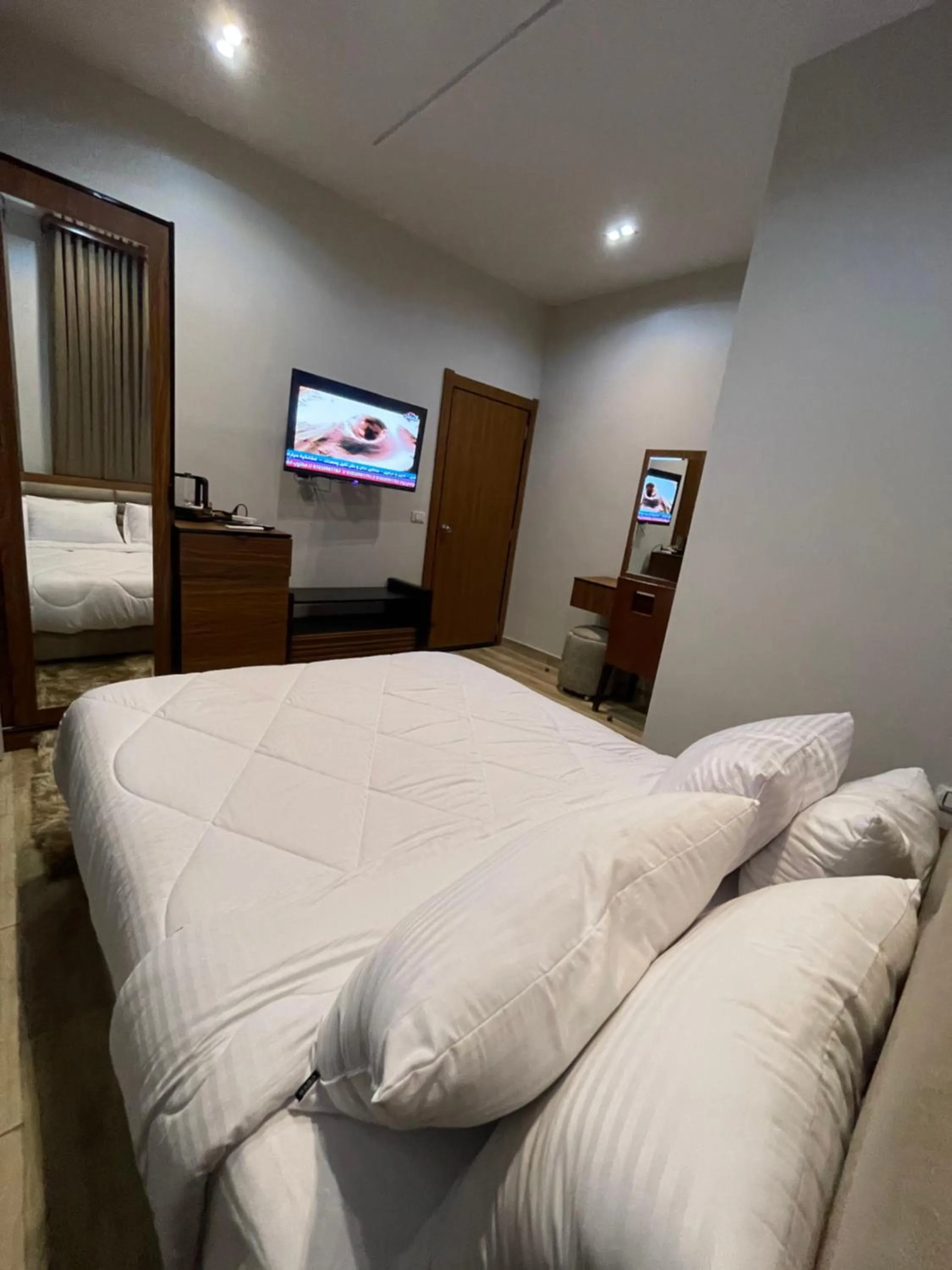 Bed in Italia Hotel Cairo