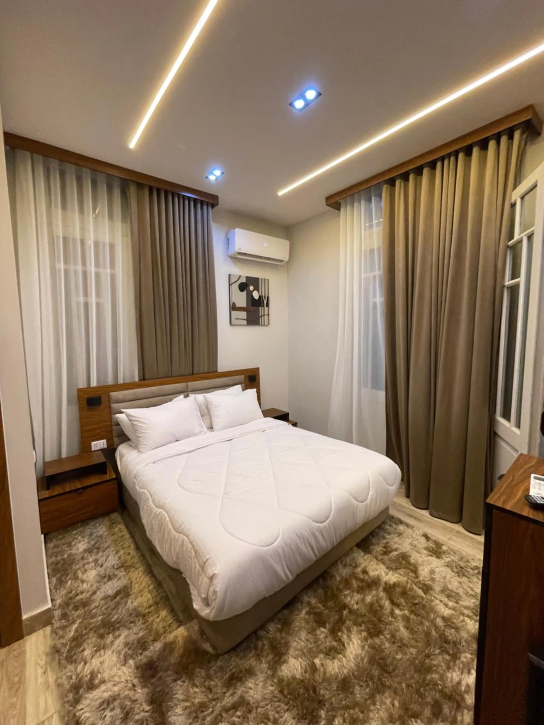 Bed in Italia Hotel Cairo