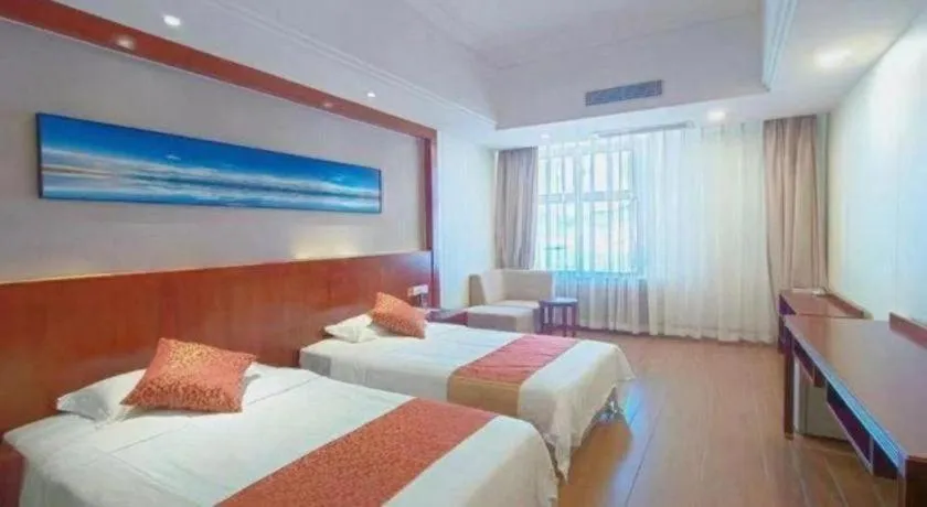 Bed in Sanya Yellow River Kyoto Hotel