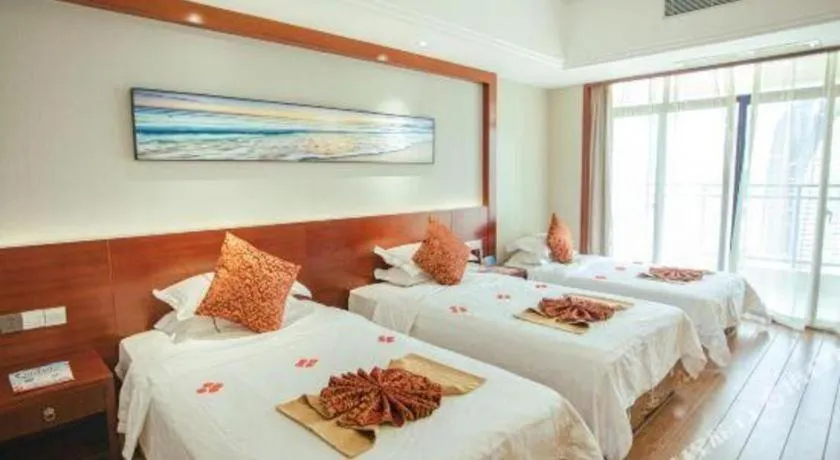 Bed in Sanya Yellow River Kyoto Hotel