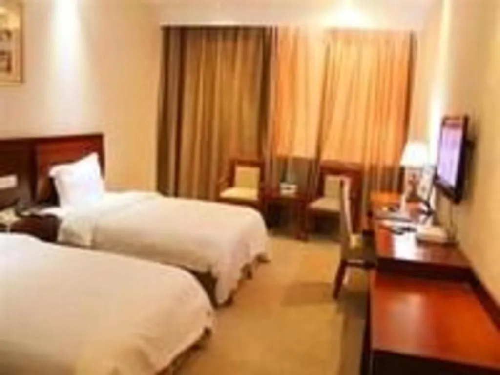 Bed in GreenTree Inn Zhoushan New Town Hotel